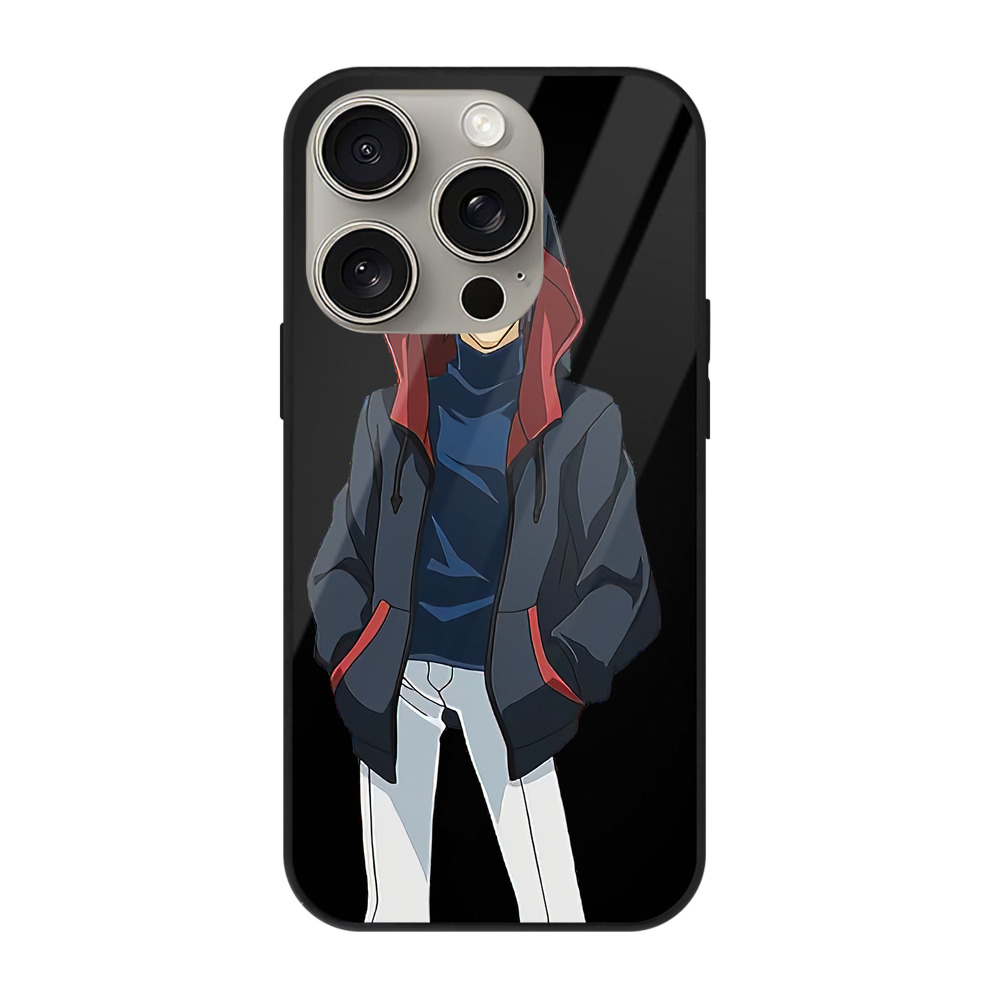 （画像用） 遊☆戯☆王 Yu-Gi-Oh! 【iPhone15Pro対応】スマホケース 耐衝撃＆黄変防止 背面ガラス