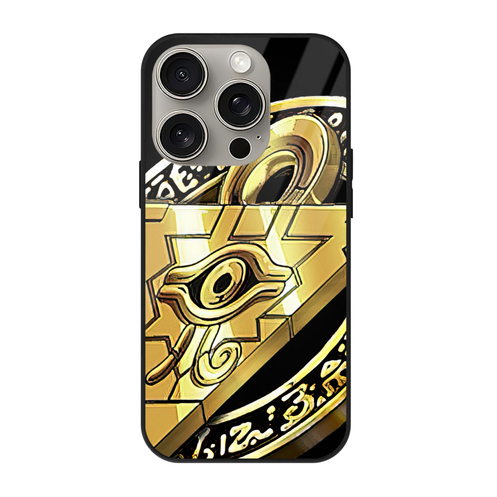 遊☆戯☆王 Yu-Gi-Oh! 【iPhone15Pro対応】スマホケース 耐衝撃＆黄変防止 背面ガラス