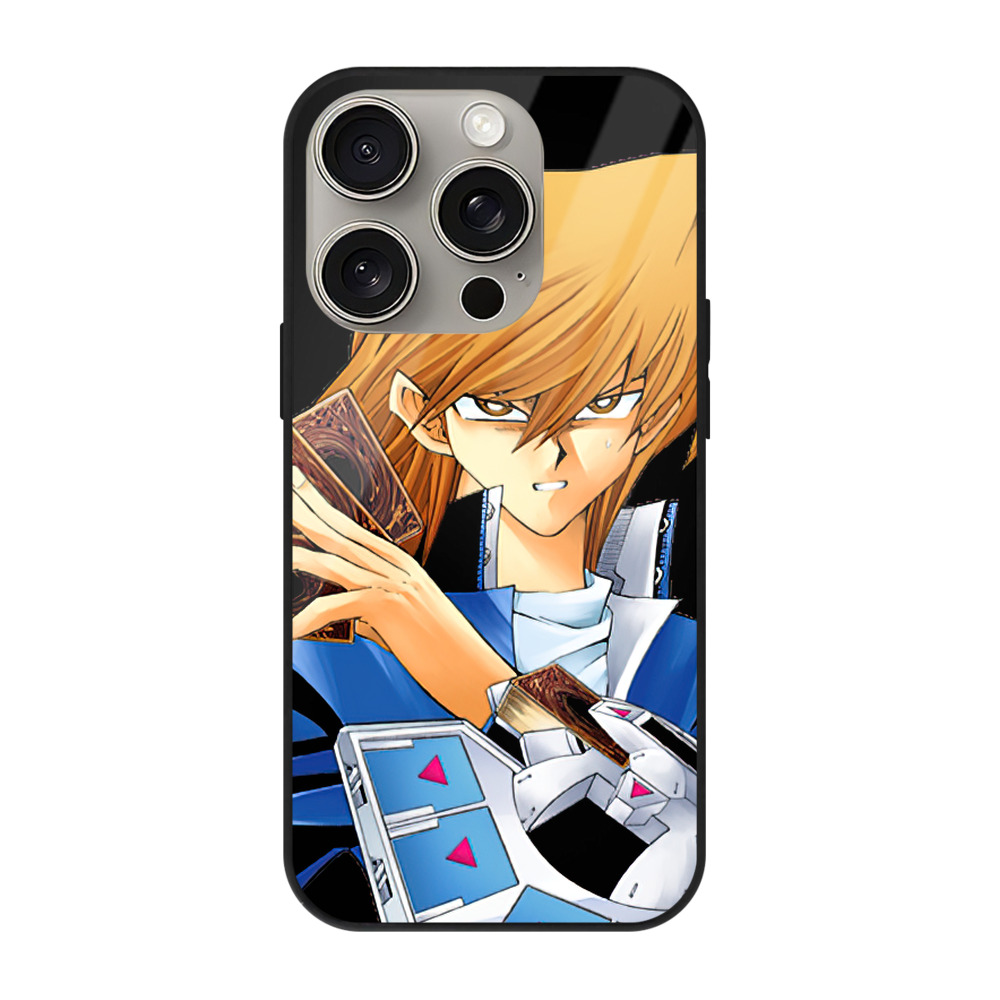 遊☆戯☆王 Yu-Gi-Oh! 【iPhone15Pro対応】スマホケース 耐衝撃＆黄変防止 背面ガラス