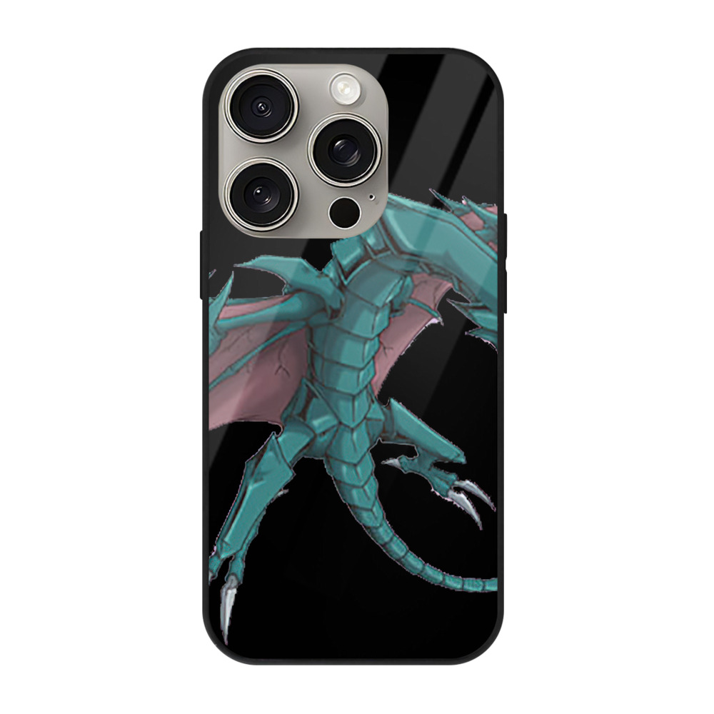 遊☆戯☆王 Yu-Gi-Oh! 【iPhone15Pro対応】スマホケース 耐衝撃＆黄変防止 背面ガラス