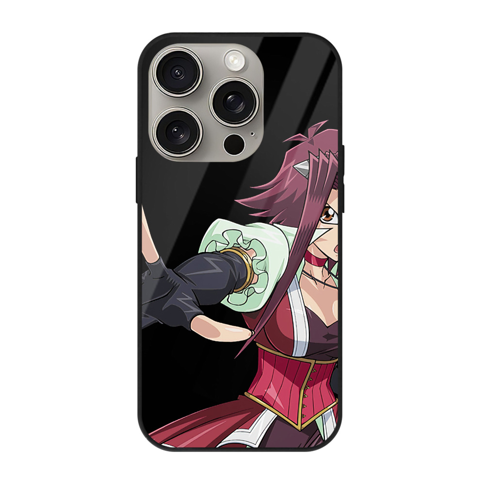 （画像用） 遊☆戯☆王 Yu-Gi-Oh! 【iPhone15Pro対応】スマホケース 耐衝撃＆黄変防止 背面ガラス