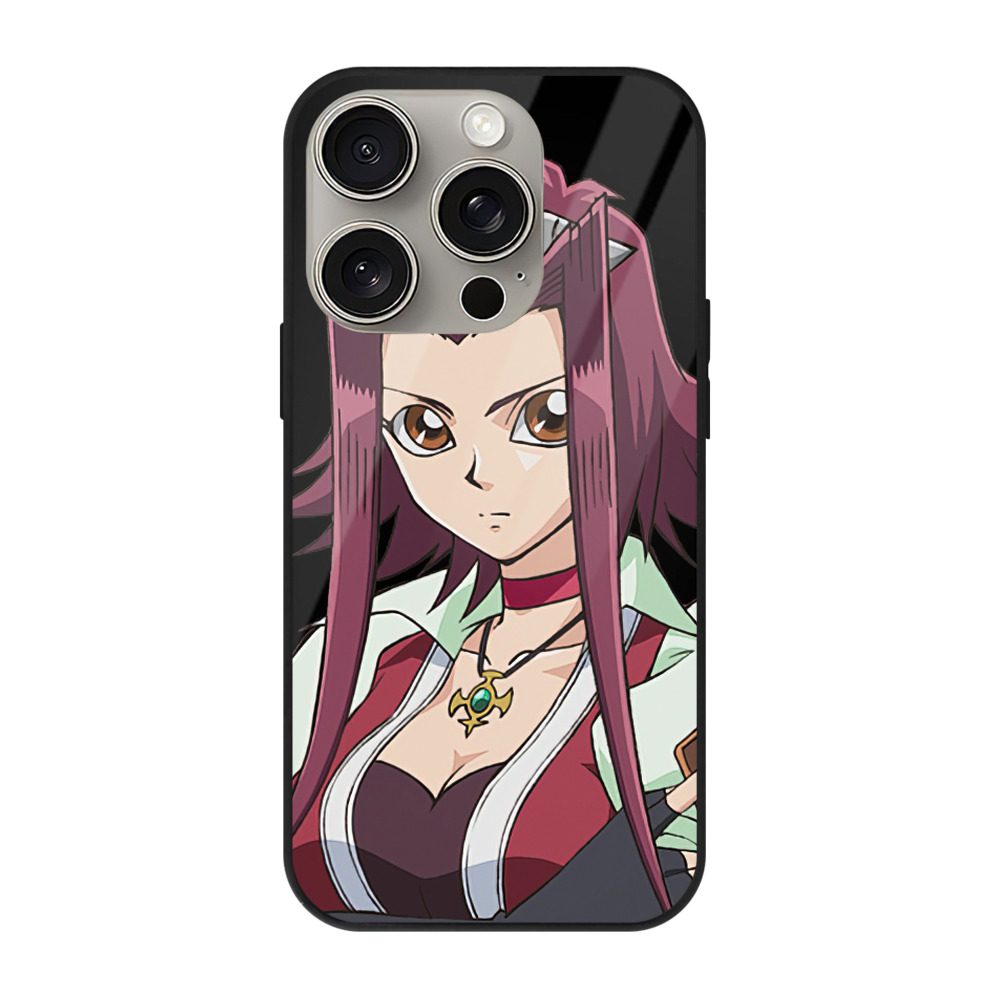 （画像用） 遊☆戯☆王 Yu-Gi-Oh! 【iPhone15Pro対応】スマホケース 耐衝撃＆黄変防止 背面ガラス