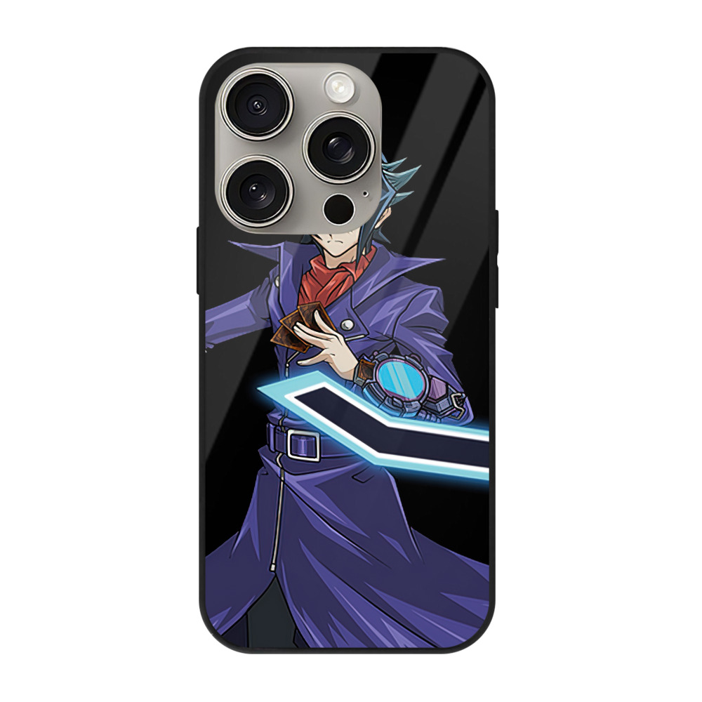 遊☆戯☆王 Yu-Gi-Oh! 【iPhone15Pro対応】スマホケース 耐衝撃＆黄変防止 背面ガラス