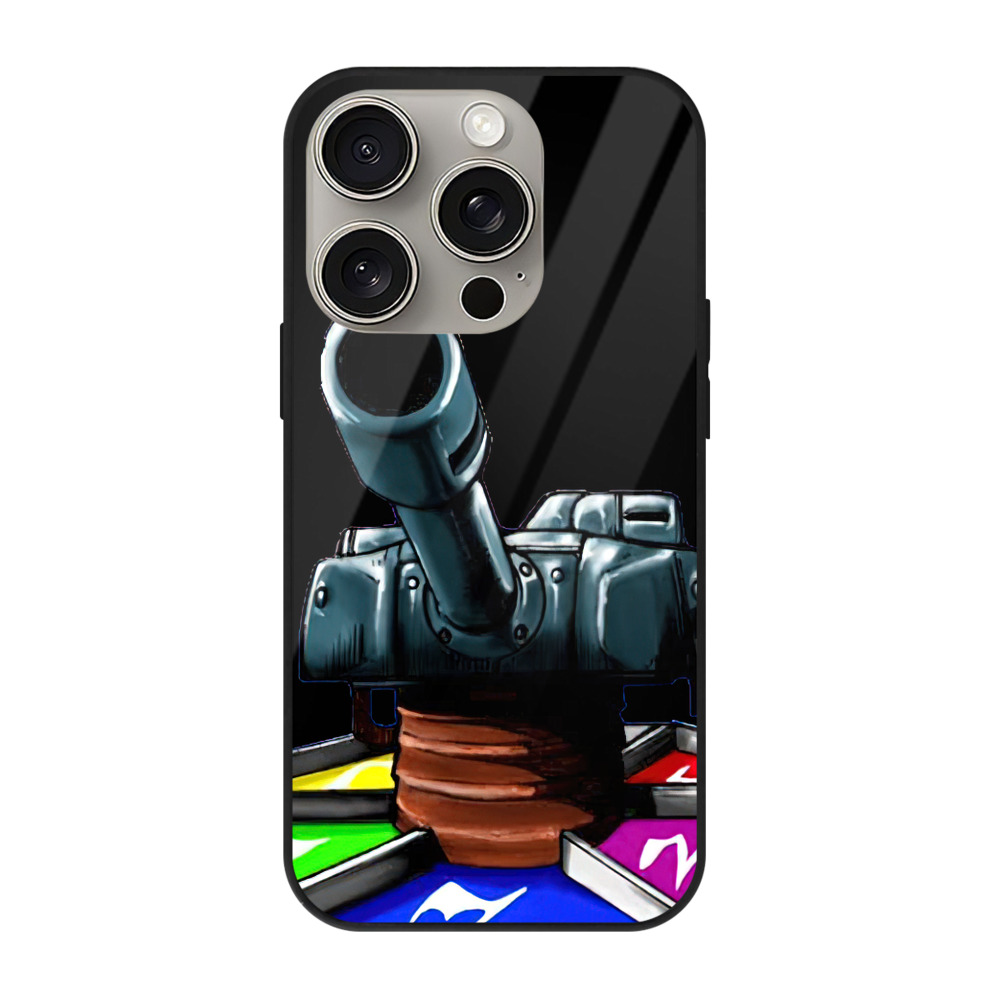 遊☆戯☆王 Yu-Gi-Oh! 【iPhone15Pro対応】スマホケース 耐衝撃＆黄変防止 背面ガラス