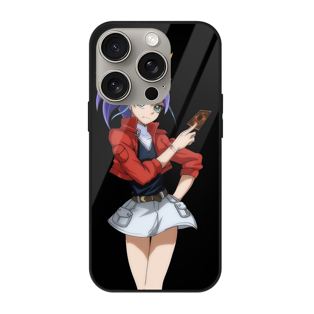 遊☆戯☆王 Yu-Gi-Oh! 【iPhone15Pro対応】スマホケース 耐衝撃＆黄変防止 背面ガラス