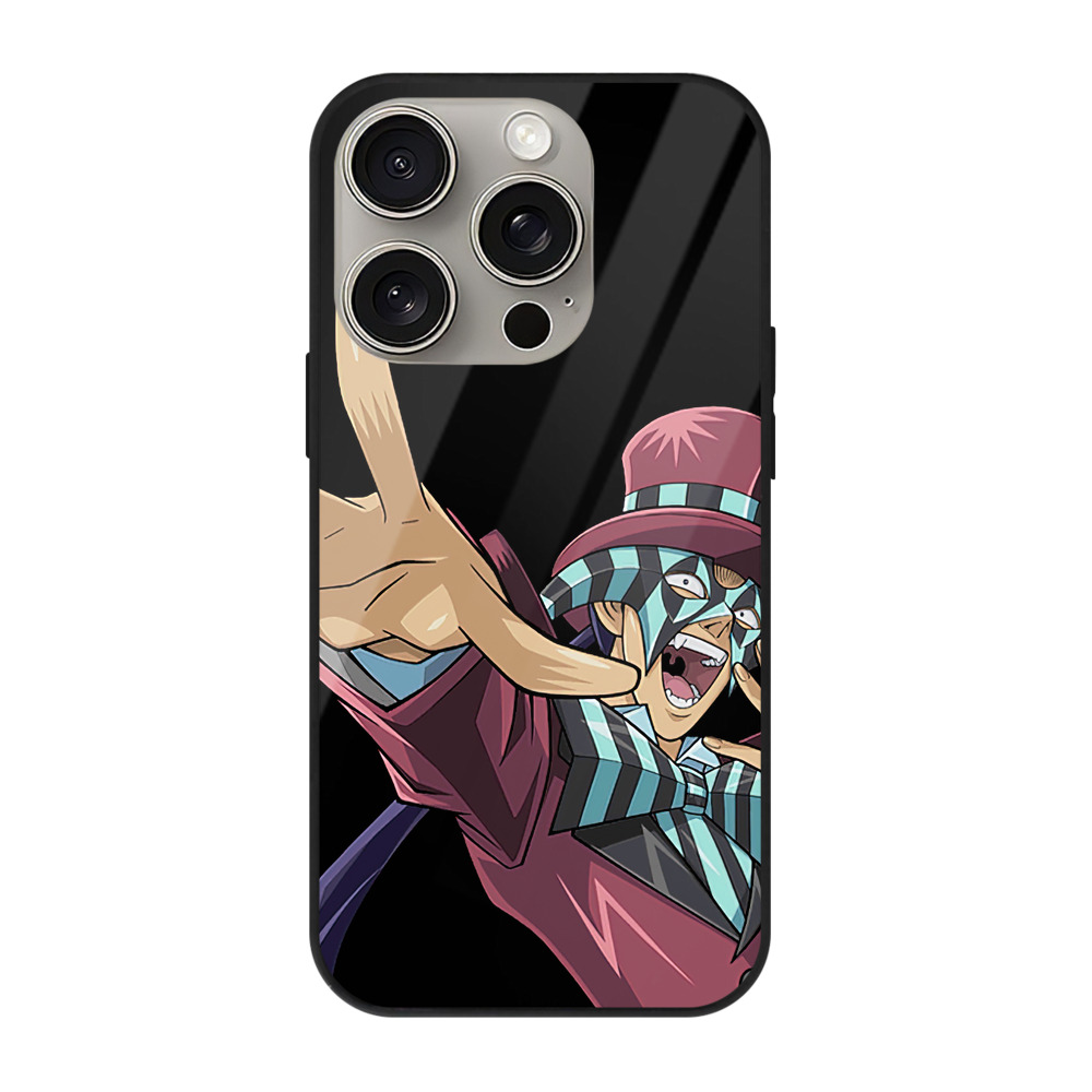 遊☆戯☆王 Yu-Gi-Oh! 【iPhone15Pro対応】スマホケース 耐衝撃＆黄変防止 背面ガラス