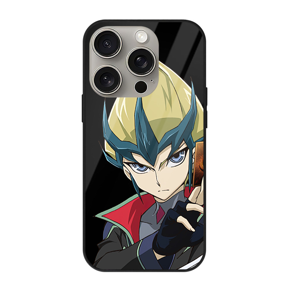 遊☆戯☆王 Yu-Gi-Oh! 【iPhone15Pro対応】スマホケース 耐衝撃＆黄変防止 背面ガラス
