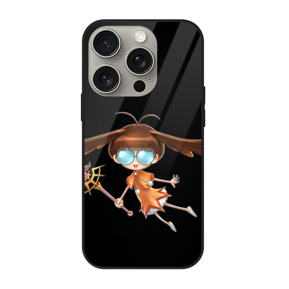 （画像用） 遊☆戯☆王 Yu-Gi-Oh! 【iPhone15Pro対応】スマホケース 耐衝撃＆黄変防止 背面ガラス