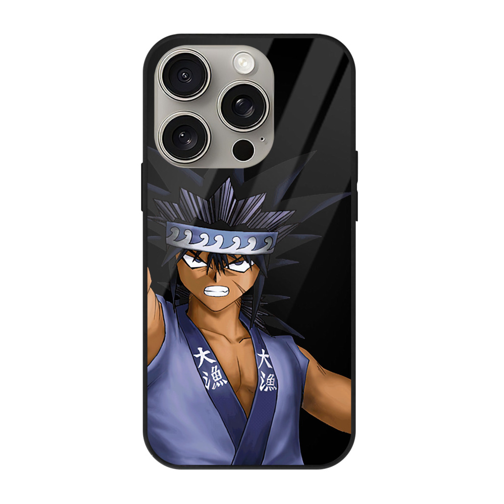 遊☆戯☆王 Yu-Gi-Oh! 【iPhone15Pro対応】スマホケース 耐衝撃＆黄変防止 背面ガラス