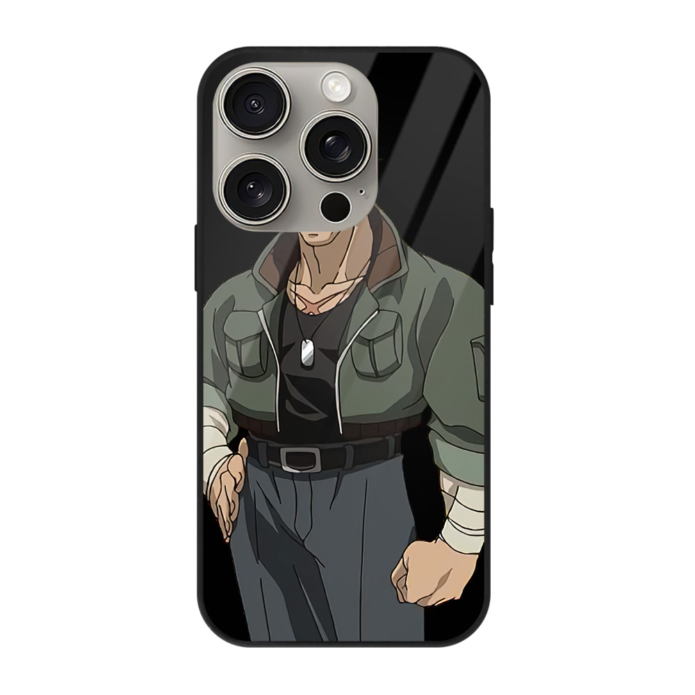 遊☆戯☆王 Yu-Gi-Oh! 【iPhone15Pro対応】スマホケース 耐衝撃＆黄変防止 背面ガラス