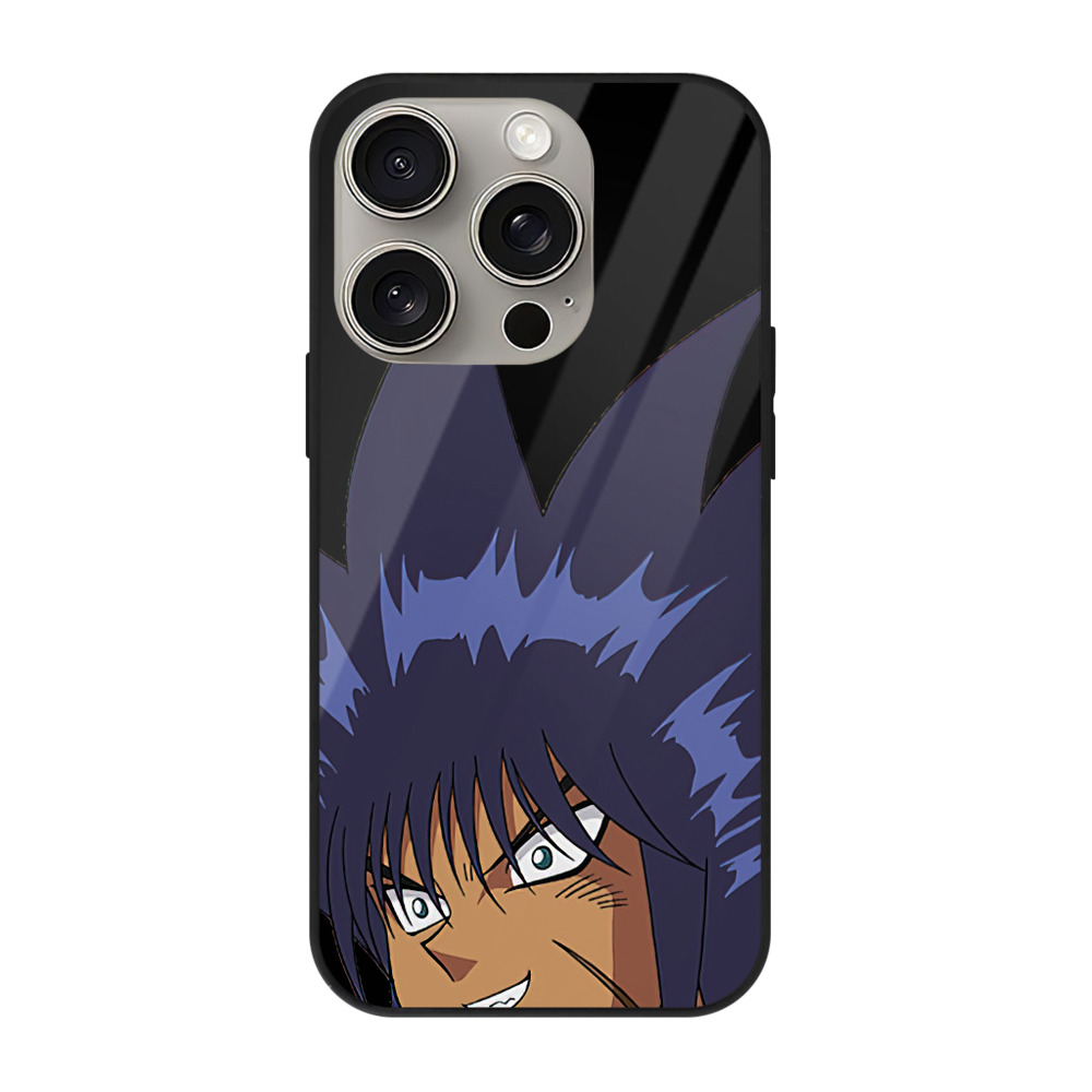 遊☆戯☆王 Yu-Gi-Oh! 【iPhone15Pro対応】スマホケース 耐衝撃＆黄変防止 背面ガラス