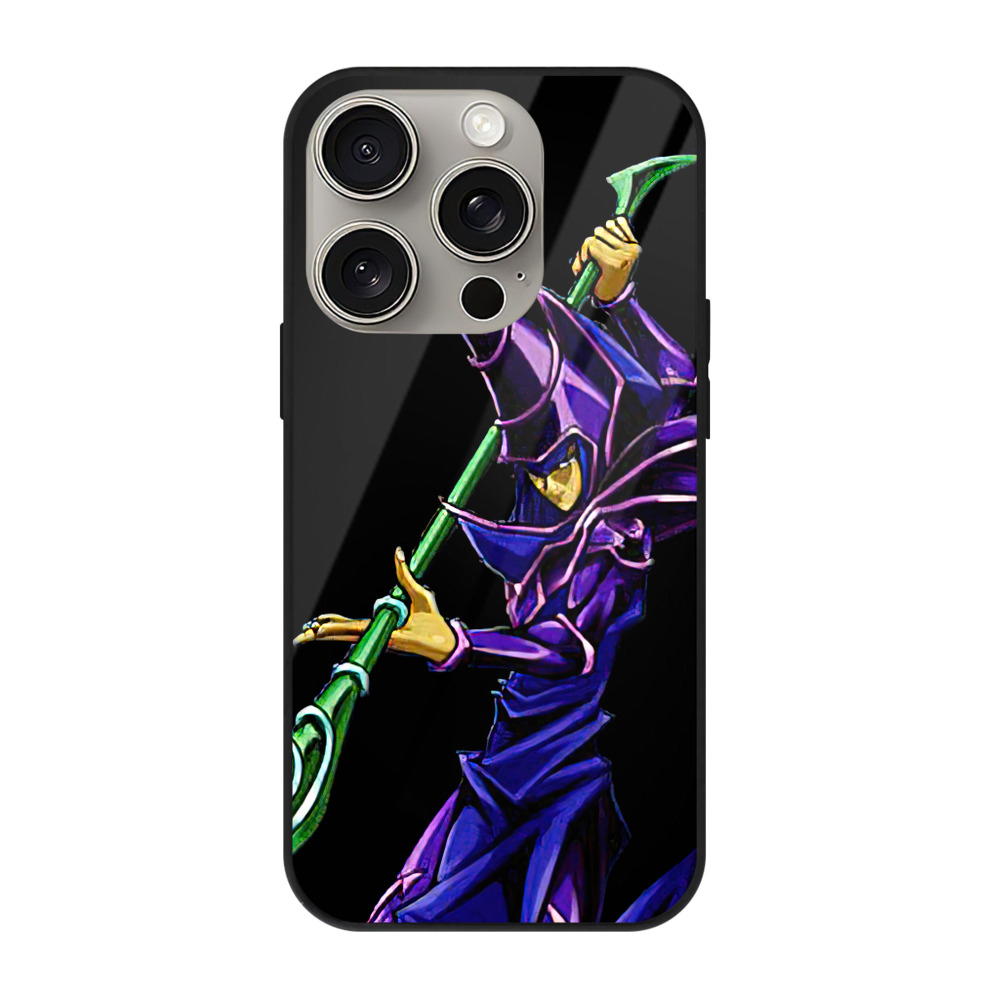 （画像用） 遊☆戯☆王 Yu-Gi-Oh! 【iPhone15Pro対応】スマホケース 耐衝撃＆黄変防止 背面ガラス