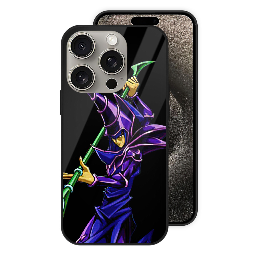 （画像用） 遊☆戯☆王 Yu-Gi-Oh! 【iPhone15Pro対応】スマホケース 耐衝撃＆黄変防止 背面ガラス