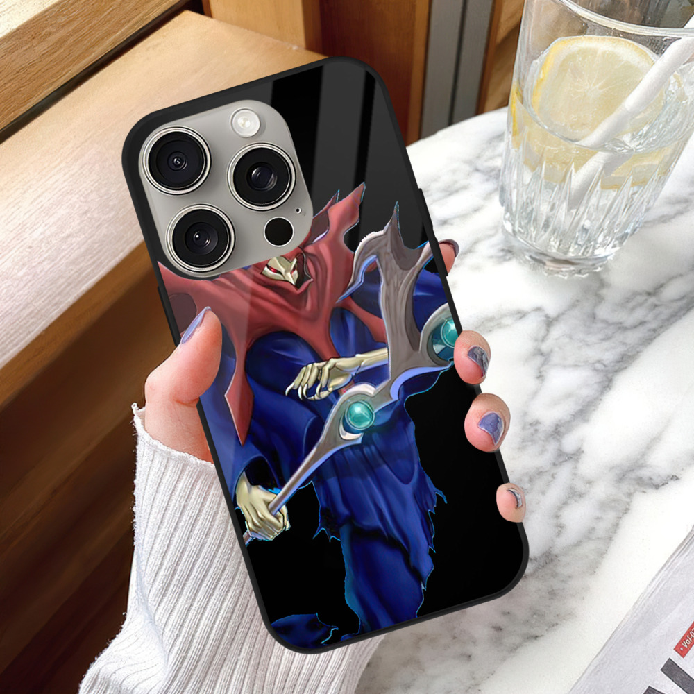 遊☆戯☆王 Yu-Gi-Oh! 【iPhone15Pro対応】スマホケース 耐衝撃＆黄変防止 背面ガラス