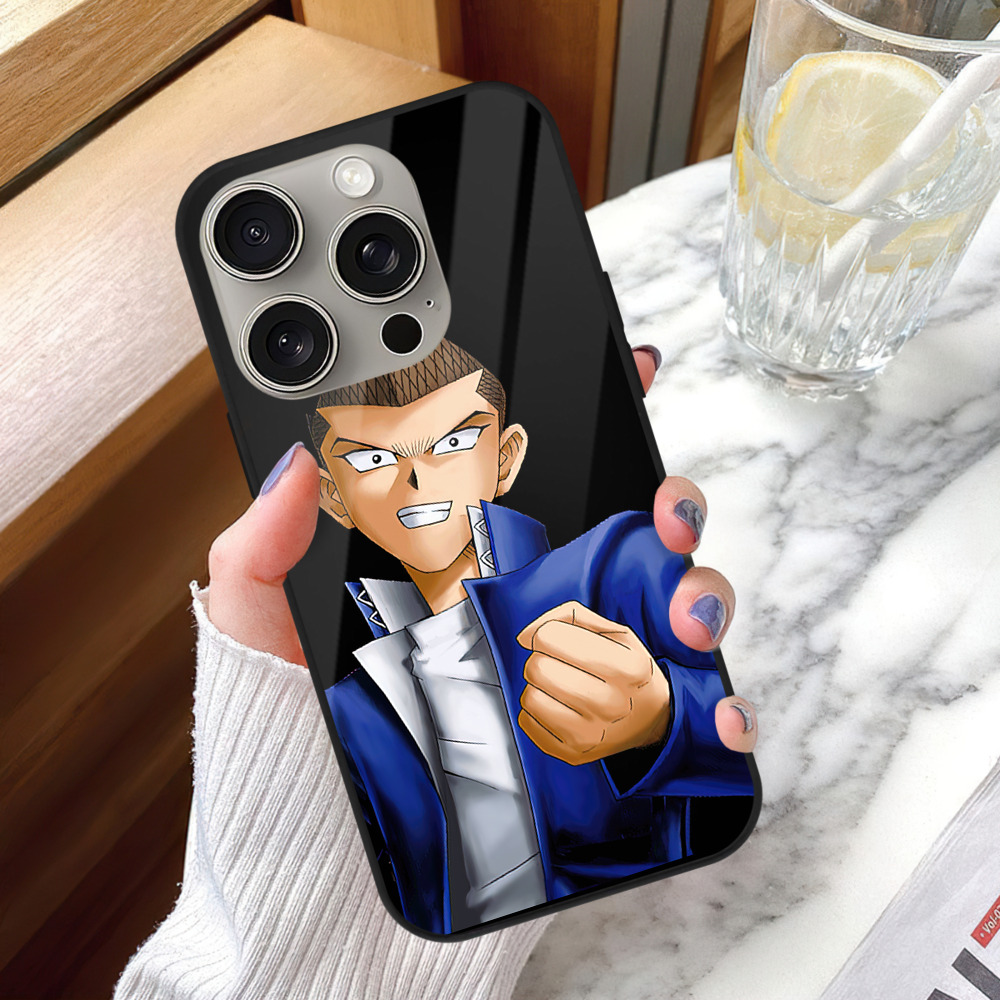 遊☆戯☆王 Yu-Gi-Oh! 【iPhone15Pro対応】スマホケース 耐衝撃＆黄変防止 背面ガラス