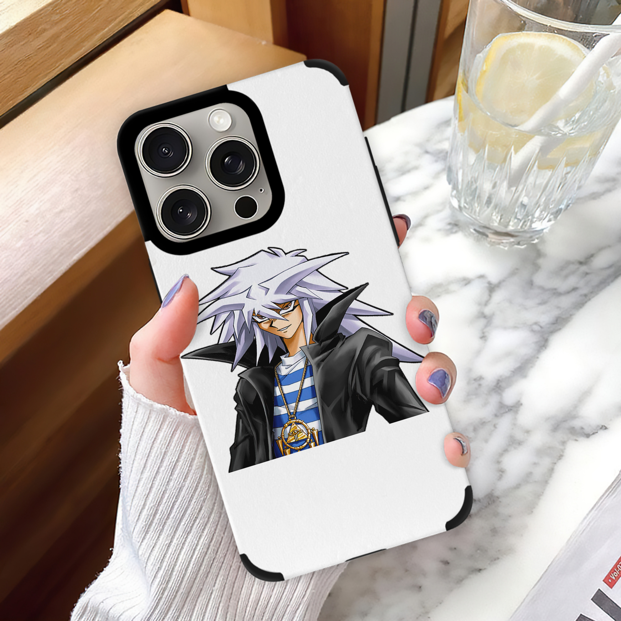 遊☆戯☆王 Yu-Gi-Oh! 【iPhone15ProMax対応】 PUレザー スマホケース 耐衝撃＆黄変防止