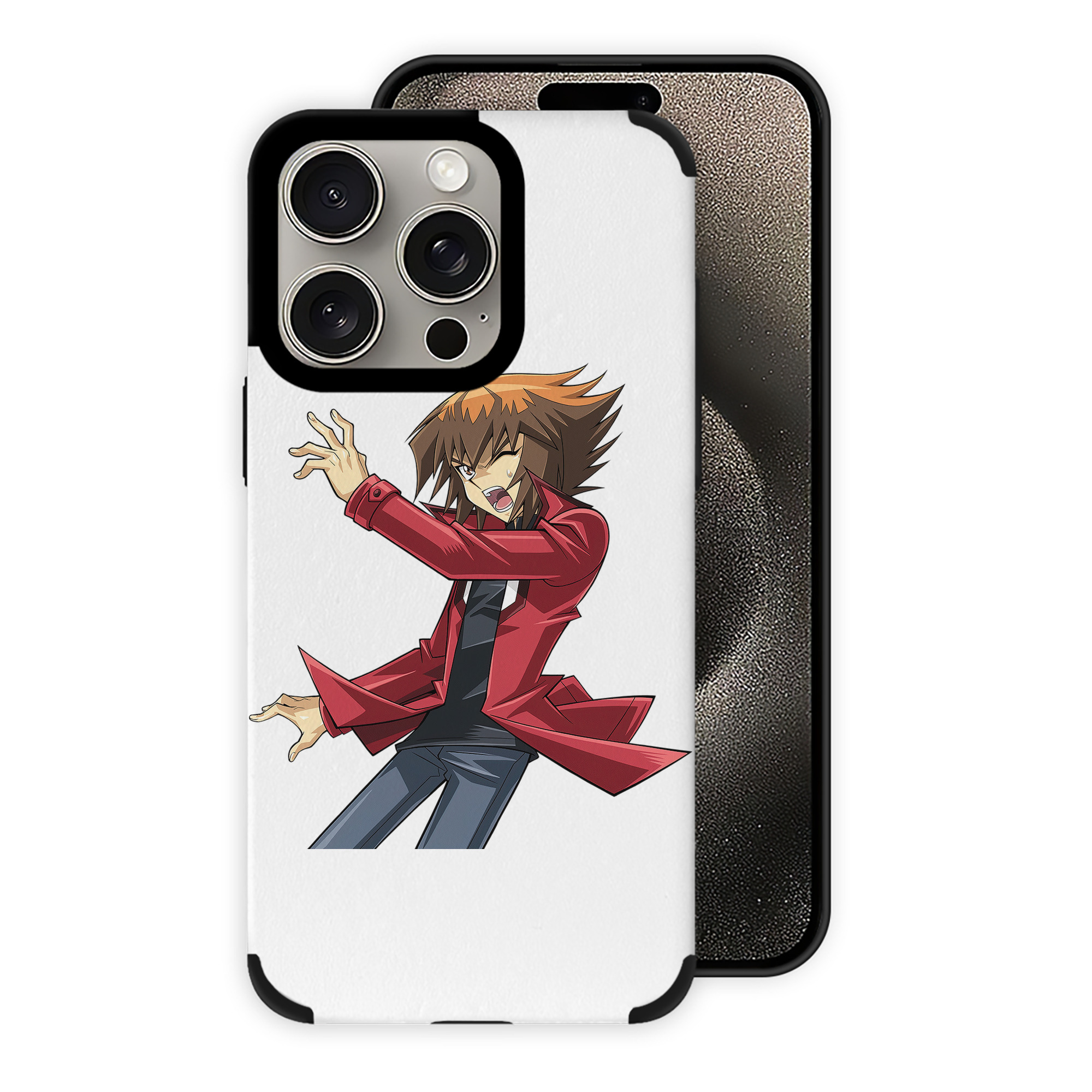 遊☆戯☆王 Yu-Gi-Oh! 【iPhone15ProMax対応】 PUレザー スマホケース 耐衝撃＆黄変防止
