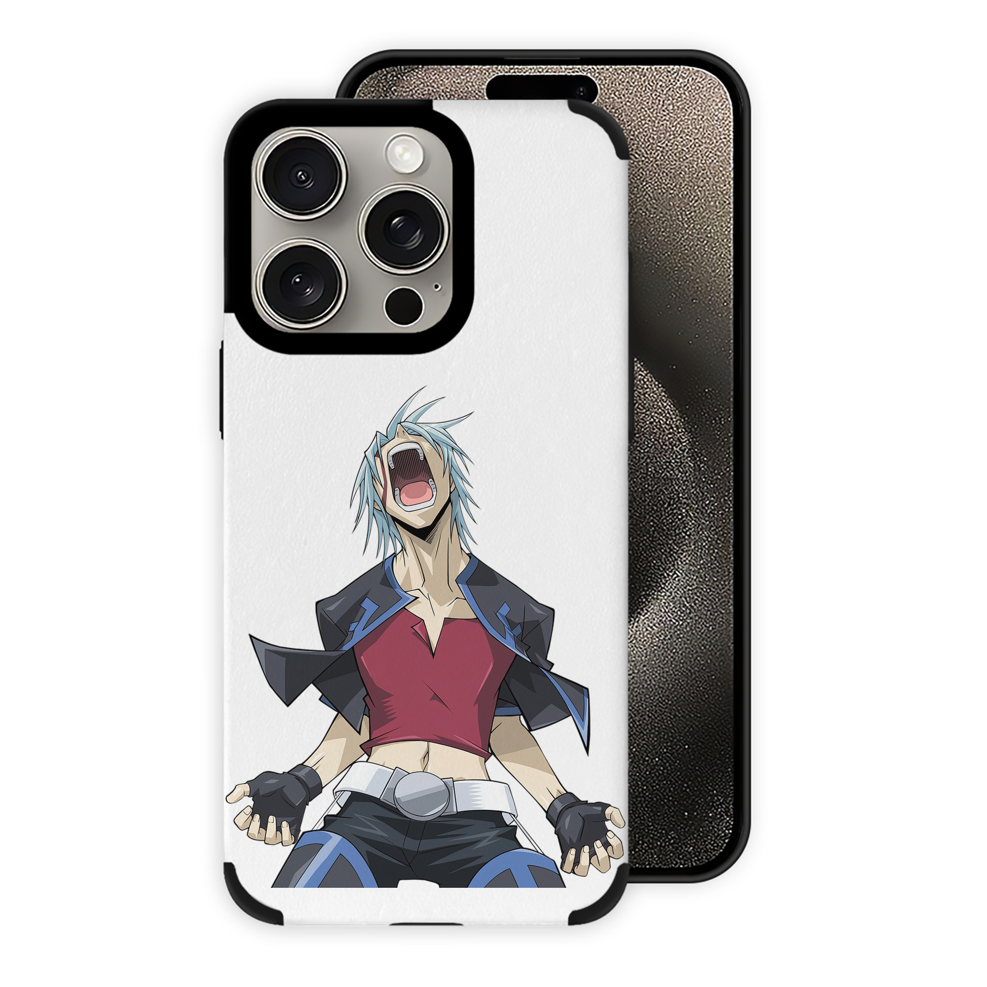 遊☆戯☆王 Yu-Gi-Oh! 【iPhone15ProMax対応】 PUレザー スマホケース 耐衝撃＆黄変防止