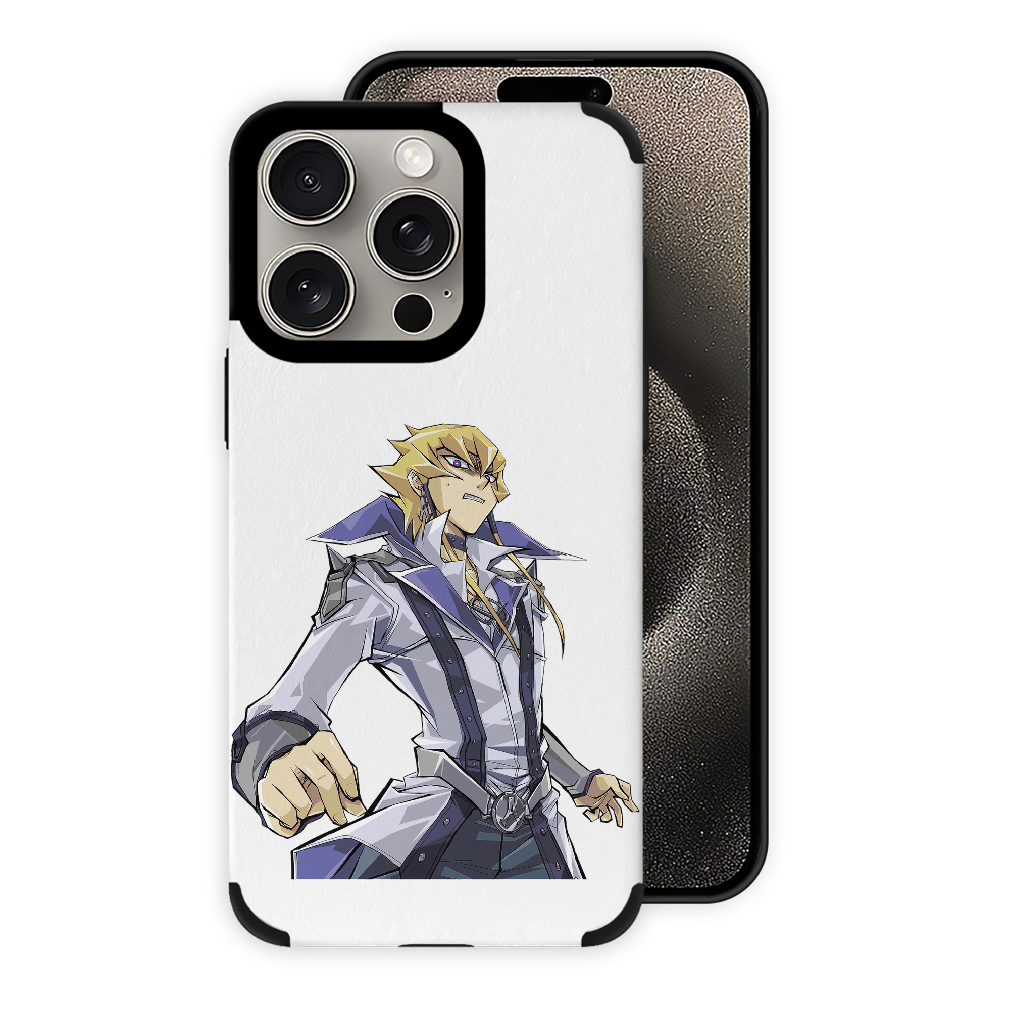 遊☆戯☆王 Yu-Gi-Oh! 【iPhone15ProMax対応】 PUレザー スマホケース 耐衝撃＆黄変防止
