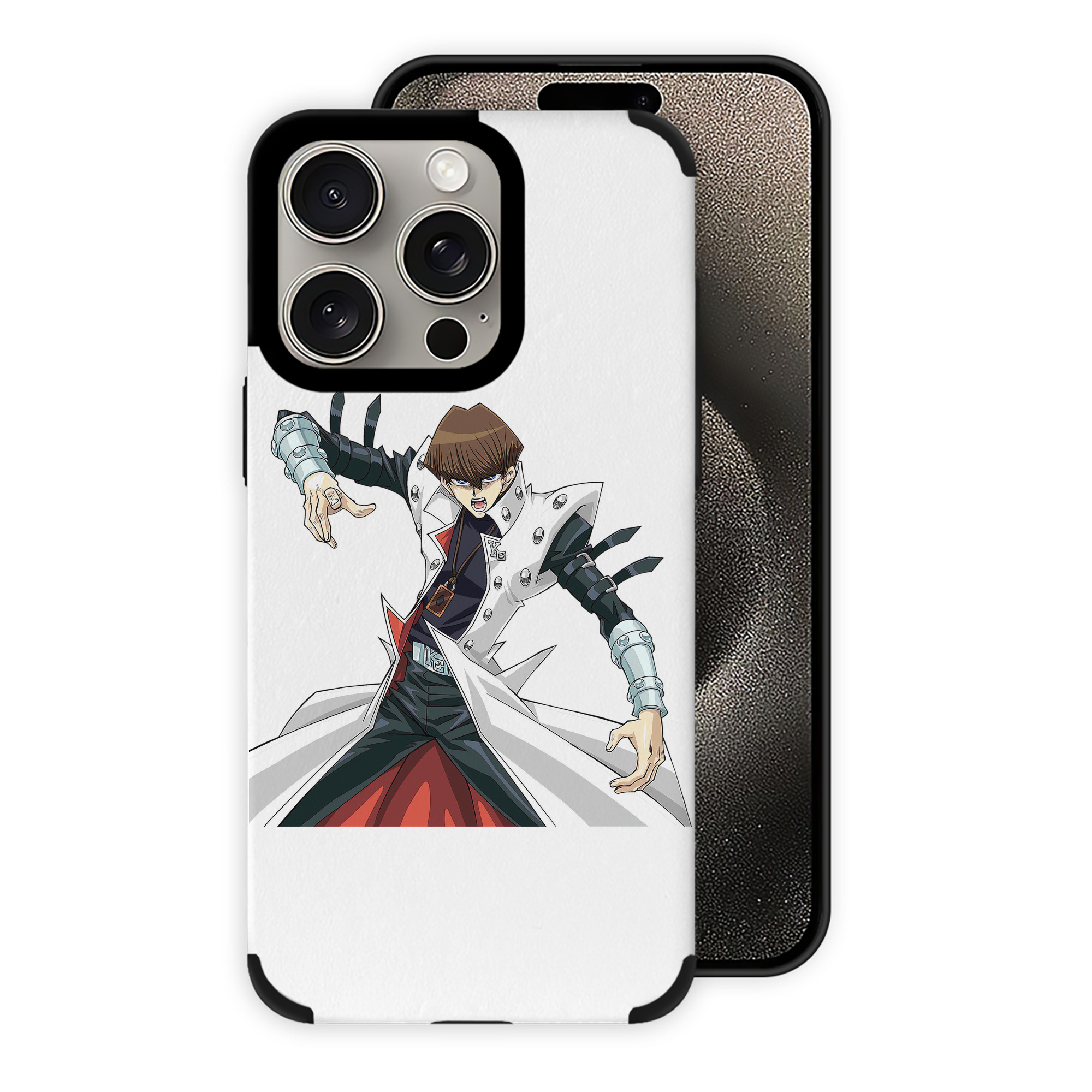 遊☆戯☆王 Yu-Gi-Oh! 【iPhone15ProMax対応】 PUレザー スマホケース 耐衝撃＆黄変防止