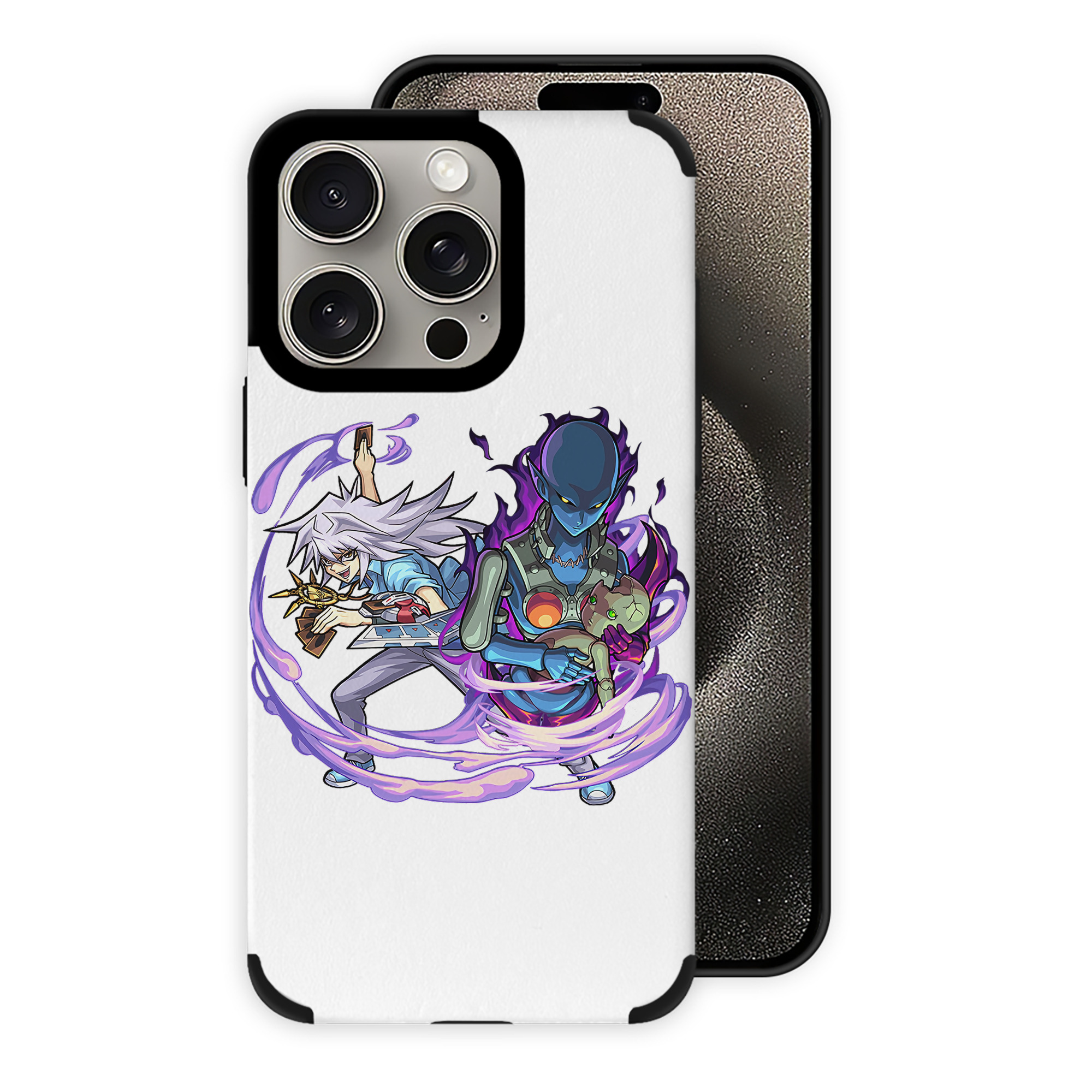 （画像用） 遊☆戯☆王 Yu-Gi-Oh! 【iPhone15ProMax対応】 PUレザー スマホケース 耐衝撃＆黄変防止