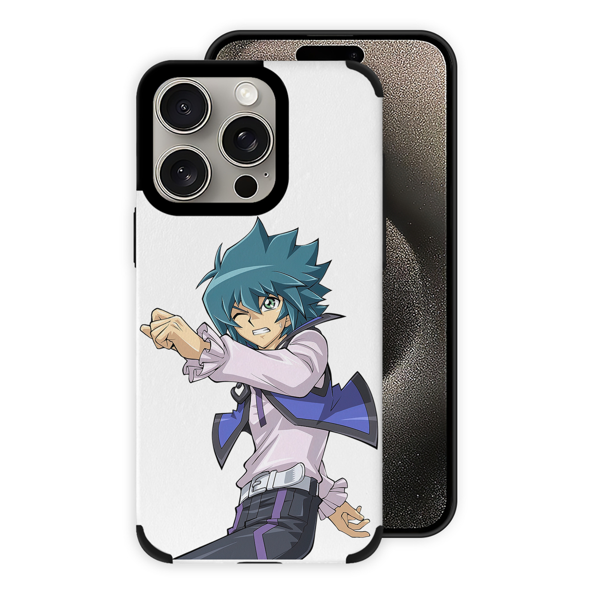 遊☆戯☆王 Yu-Gi-Oh! 【iPhone15ProMax対応】 PUレザー スマホケース 耐衝撃＆黄変防止