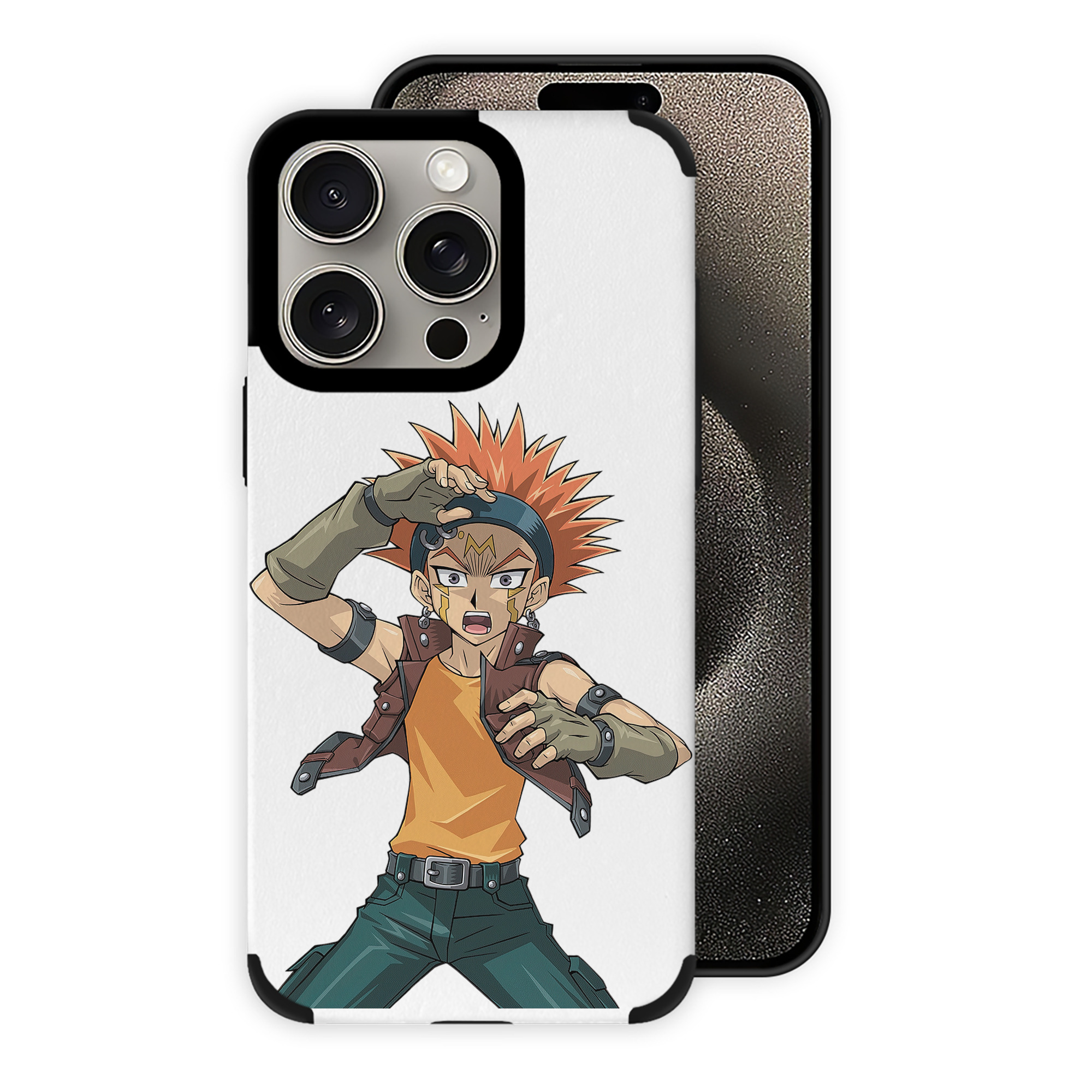 遊☆戯☆王 Yu-Gi-Oh! 【iPhone15ProMax対応】 PUレザー スマホケース 耐衝撃＆黄変防止
