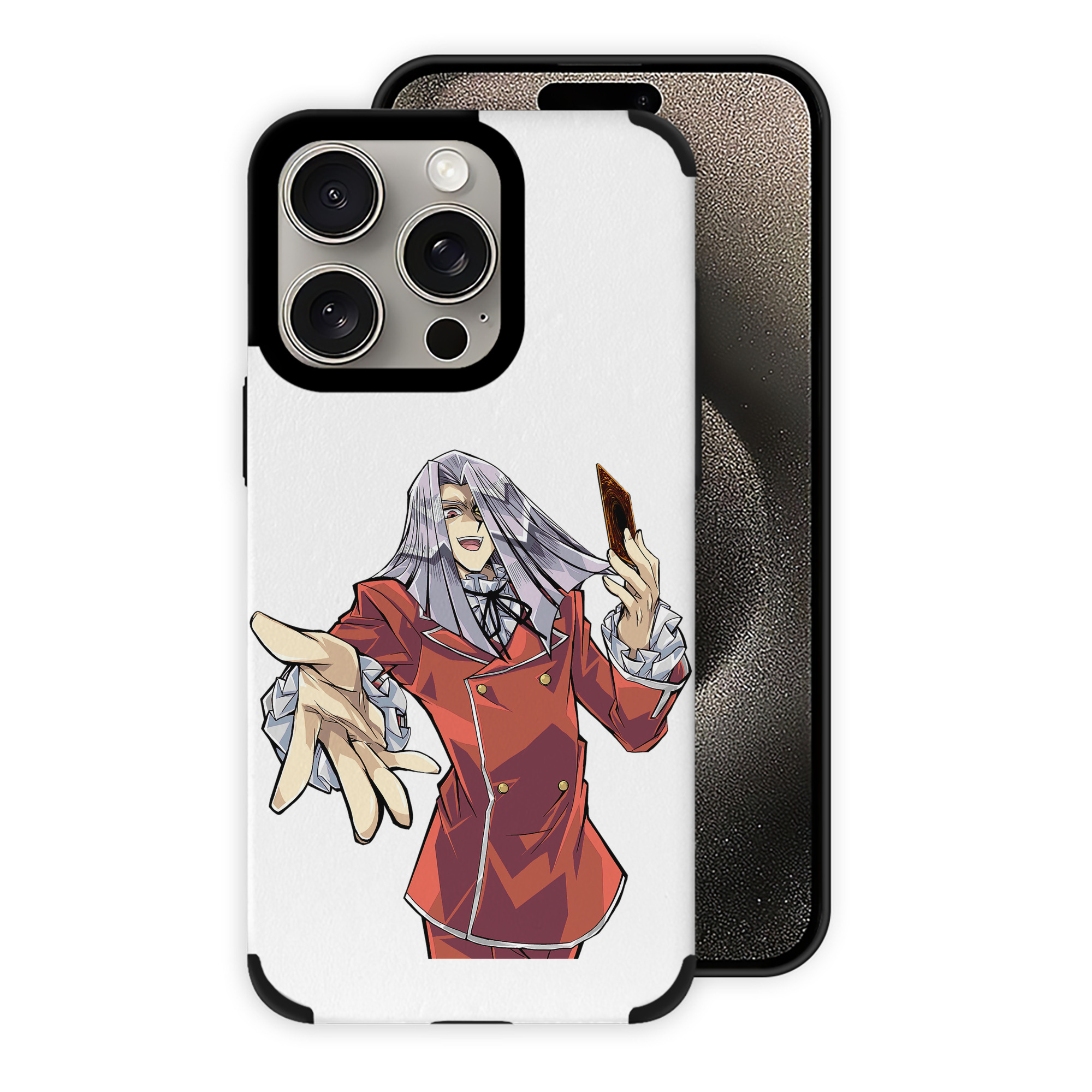 遊☆戯☆王 Yu-Gi-Oh! 【iPhone15ProMax対応】 PUレザー スマホケース 耐衝撃＆黄変防止