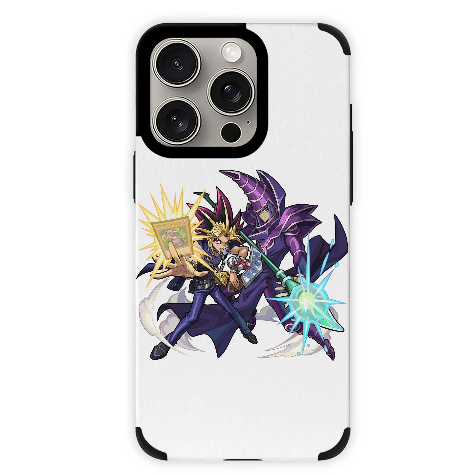 遊☆戯☆王 Yu-Gi-Oh! 【iPhone15ProMax対応】 PUレザー スマホケース 耐衝撃＆黄変防止