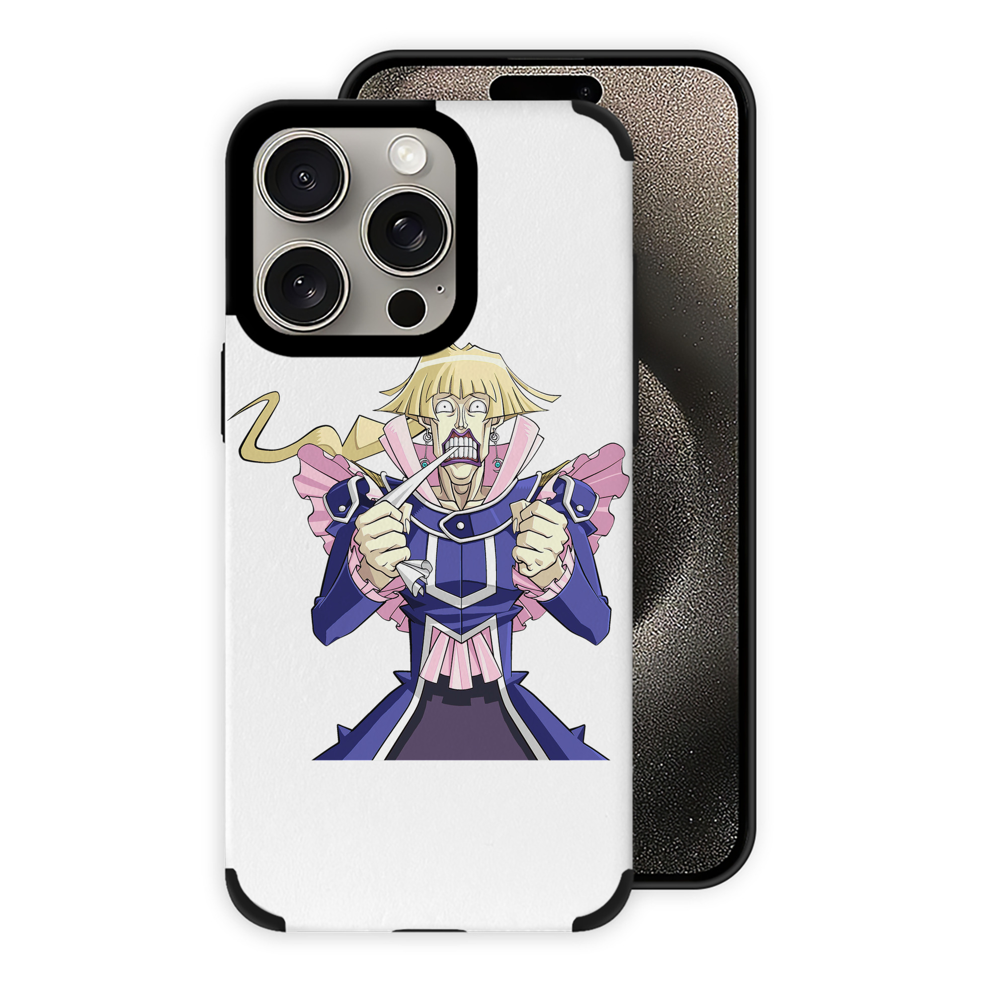 遊☆戯☆王 Yu-Gi-Oh! 【iPhone15ProMax対応】 PUレザー スマホケース 耐衝撃＆黄変防止