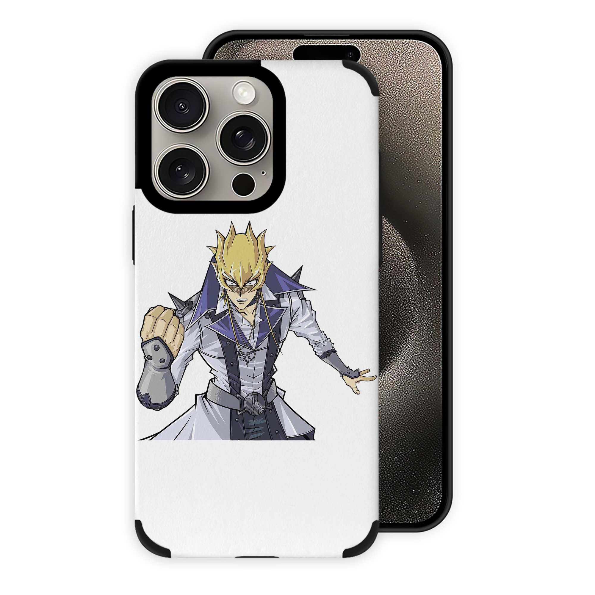 遊☆戯☆王 Yu-Gi-Oh! 【iPhone15ProMax対応】 PUレザー スマホケース 耐衝撃＆黄変防止