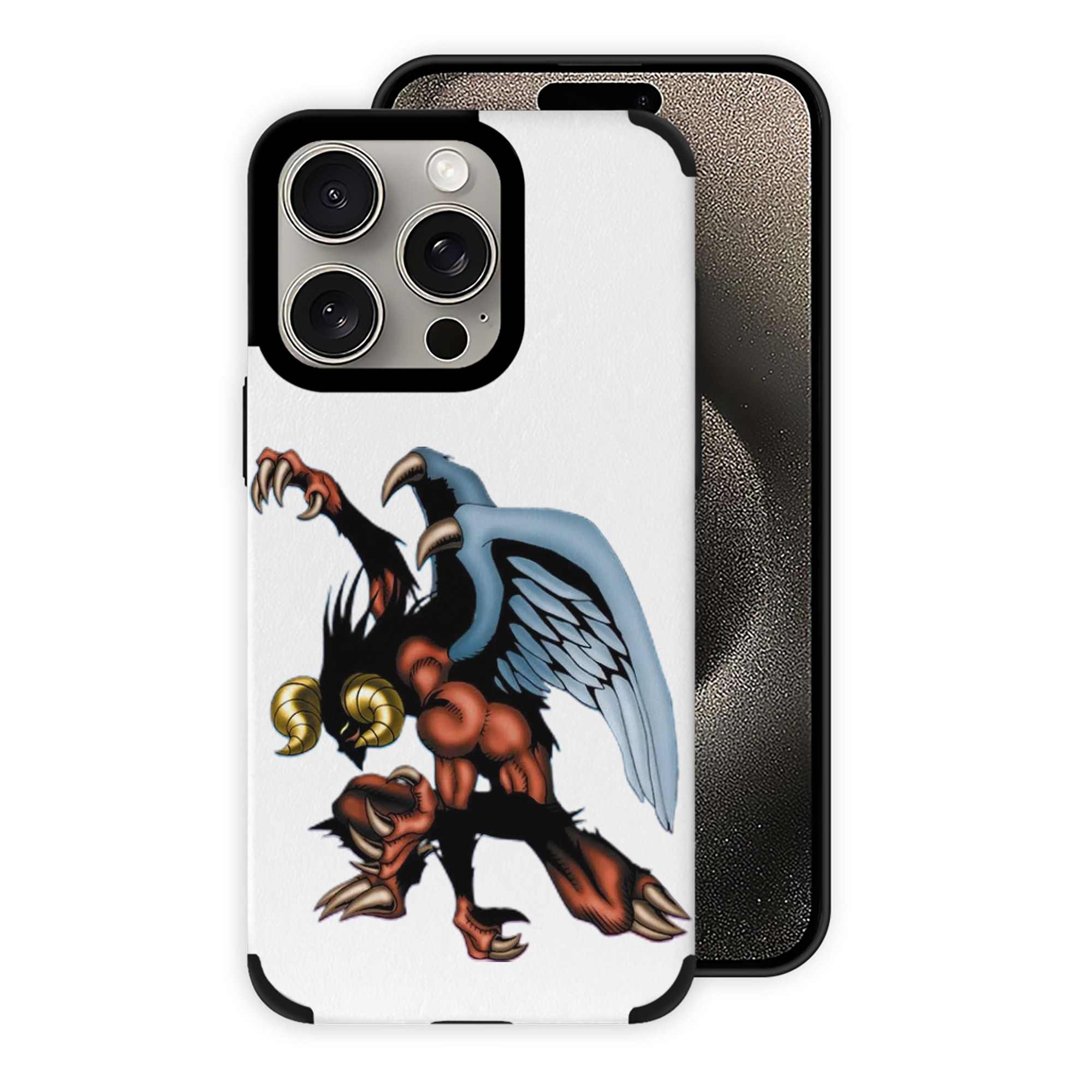 遊☆戯☆王 Yu-Gi-Oh! 【iPhone15ProMax対応】 PUレザー スマホケース 耐衝撃＆黄変防止