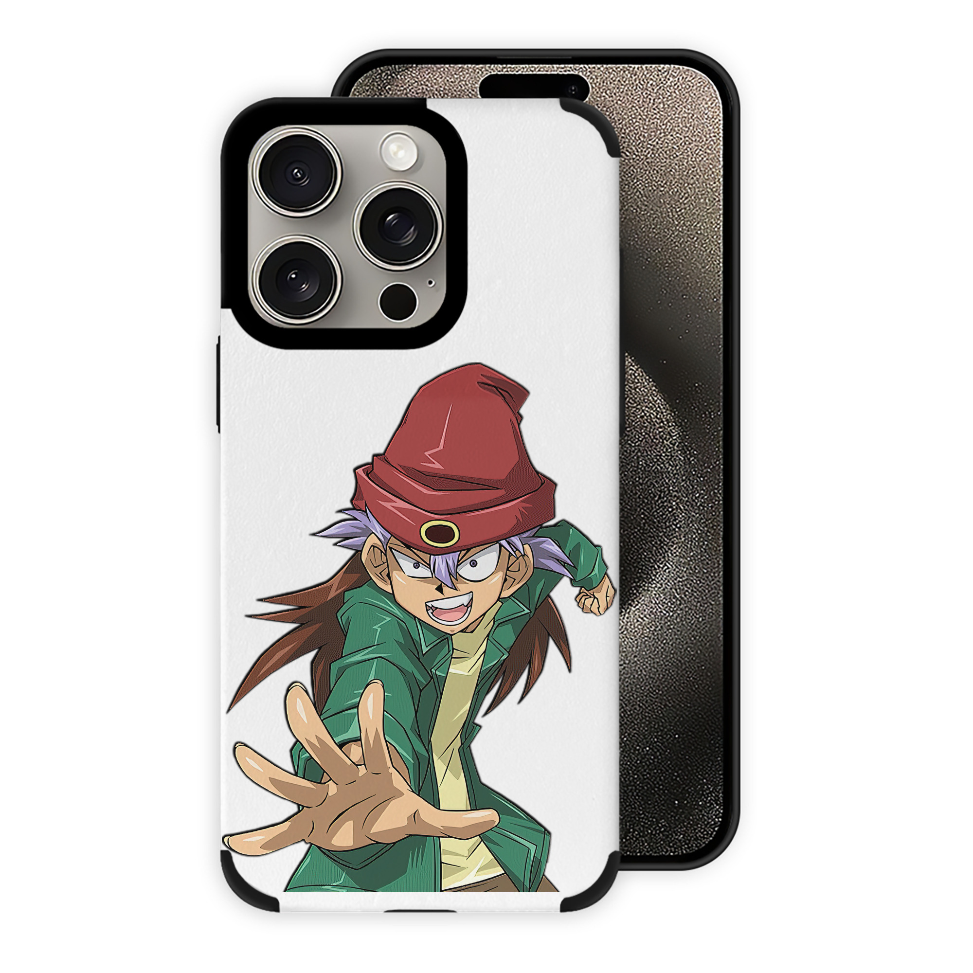 遊☆戯☆王 Yu-Gi-Oh! 【iPhone15ProMax対応】 PUレザー スマホケース 耐衝撃＆黄変防止