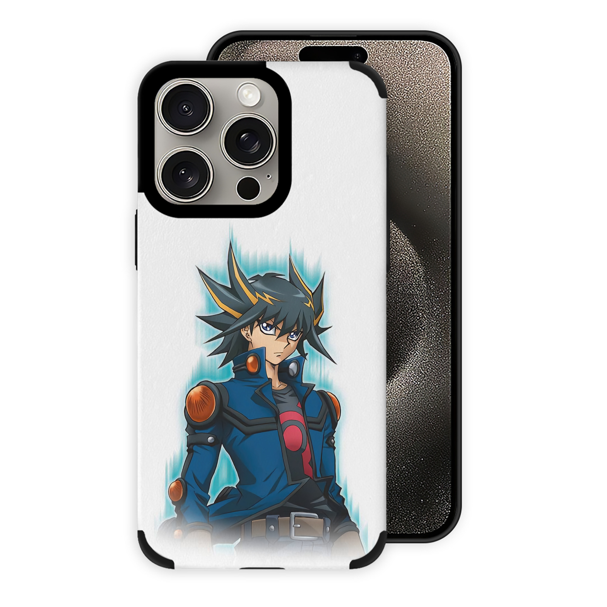 遊☆戯☆王 Yu-Gi-Oh! 【iPhone15ProMax対応】 PUレザー スマホケース 耐衝撃＆黄変防止