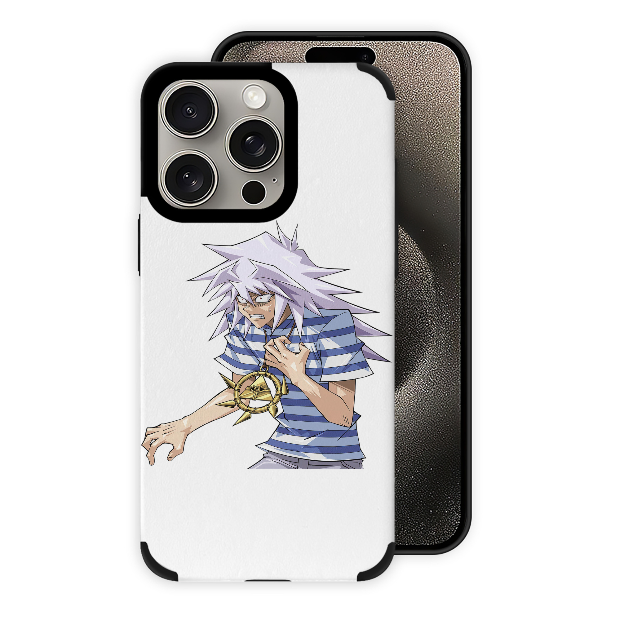 遊☆戯☆王 Yu-Gi-Oh! 【iPhone15ProMax対応】 PUレザー スマホケース 耐衝撃＆黄変防止