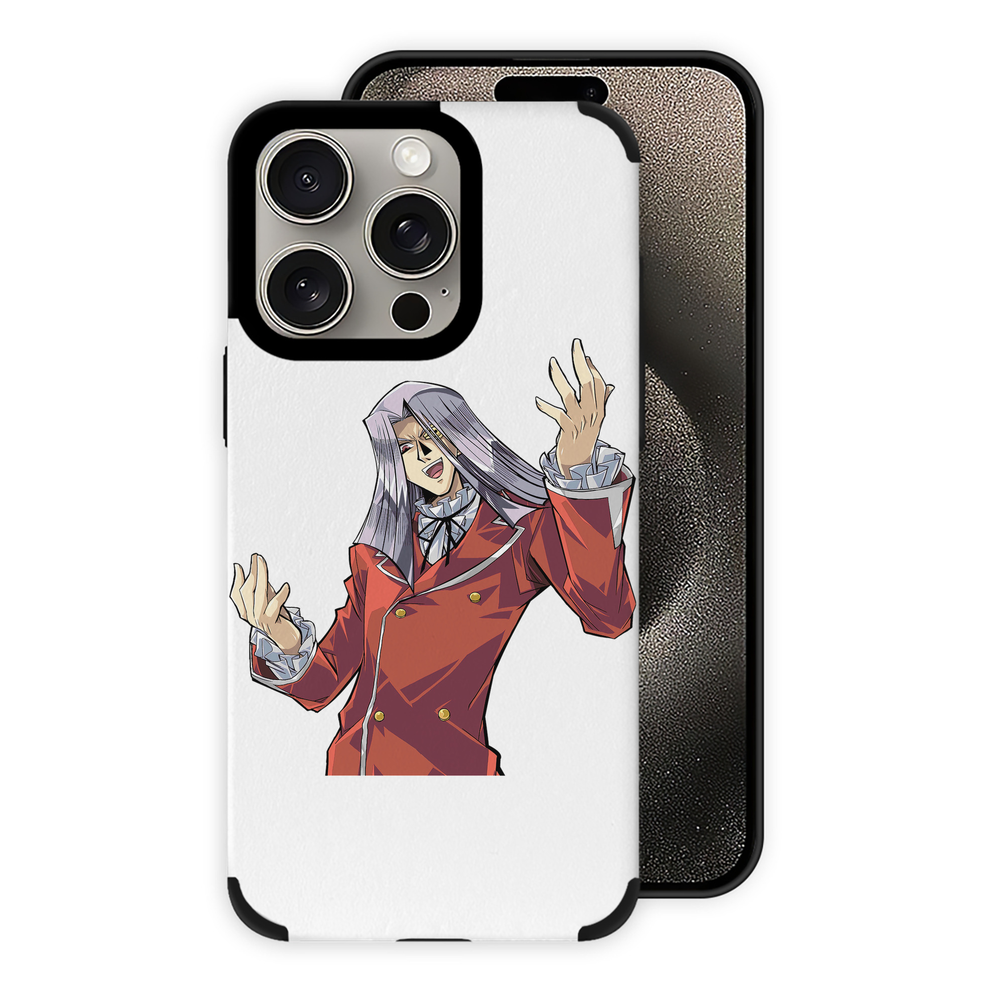 遊☆戯☆王 Yu-Gi-Oh! 【iPhone15ProMax対応】 PUレザー スマホケース 耐衝撃＆黄変防止