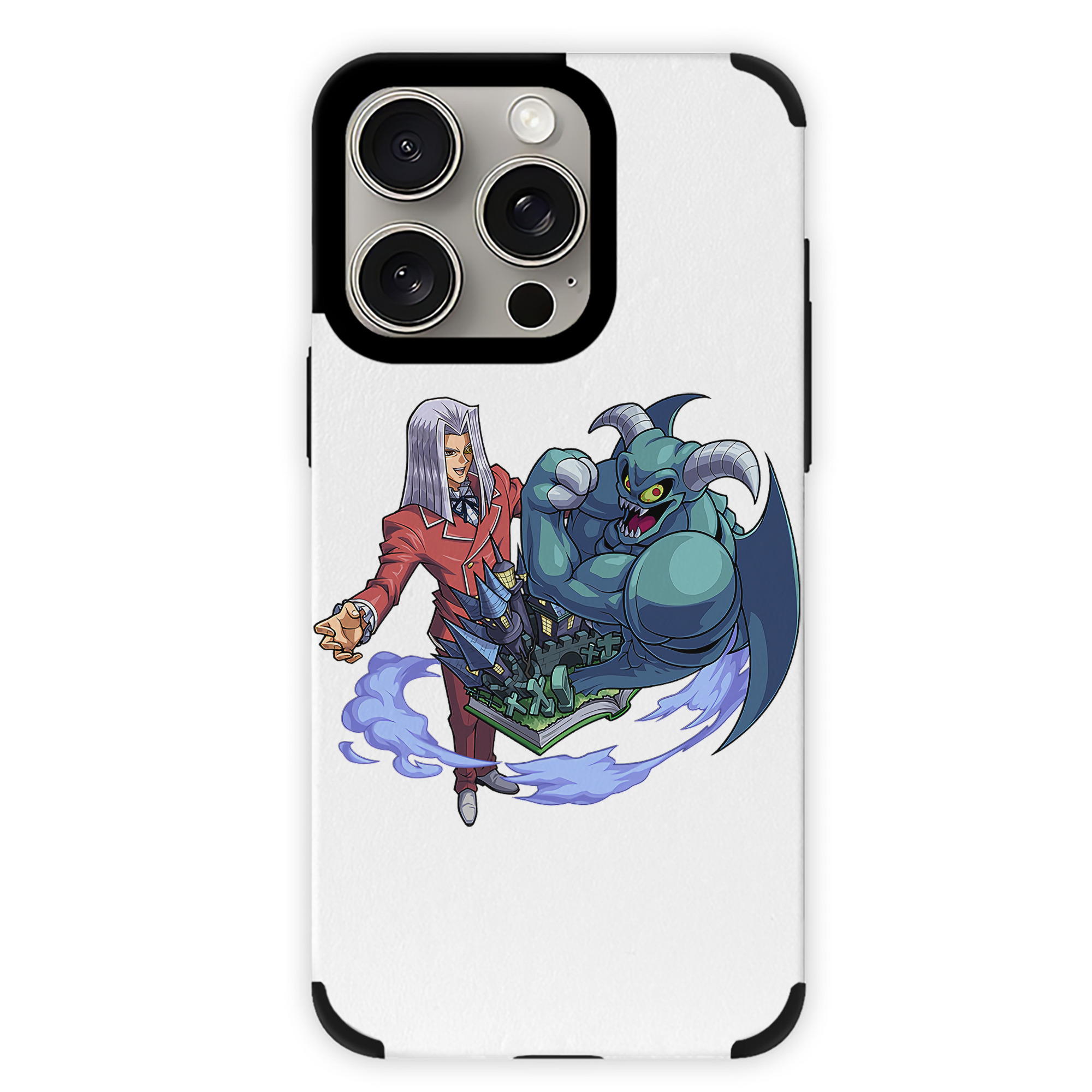 遊☆戯☆王 Yu-Gi-Oh! 【iPhone15ProMax対応】 PUレザー スマホケース 耐衝撃＆黄変防止