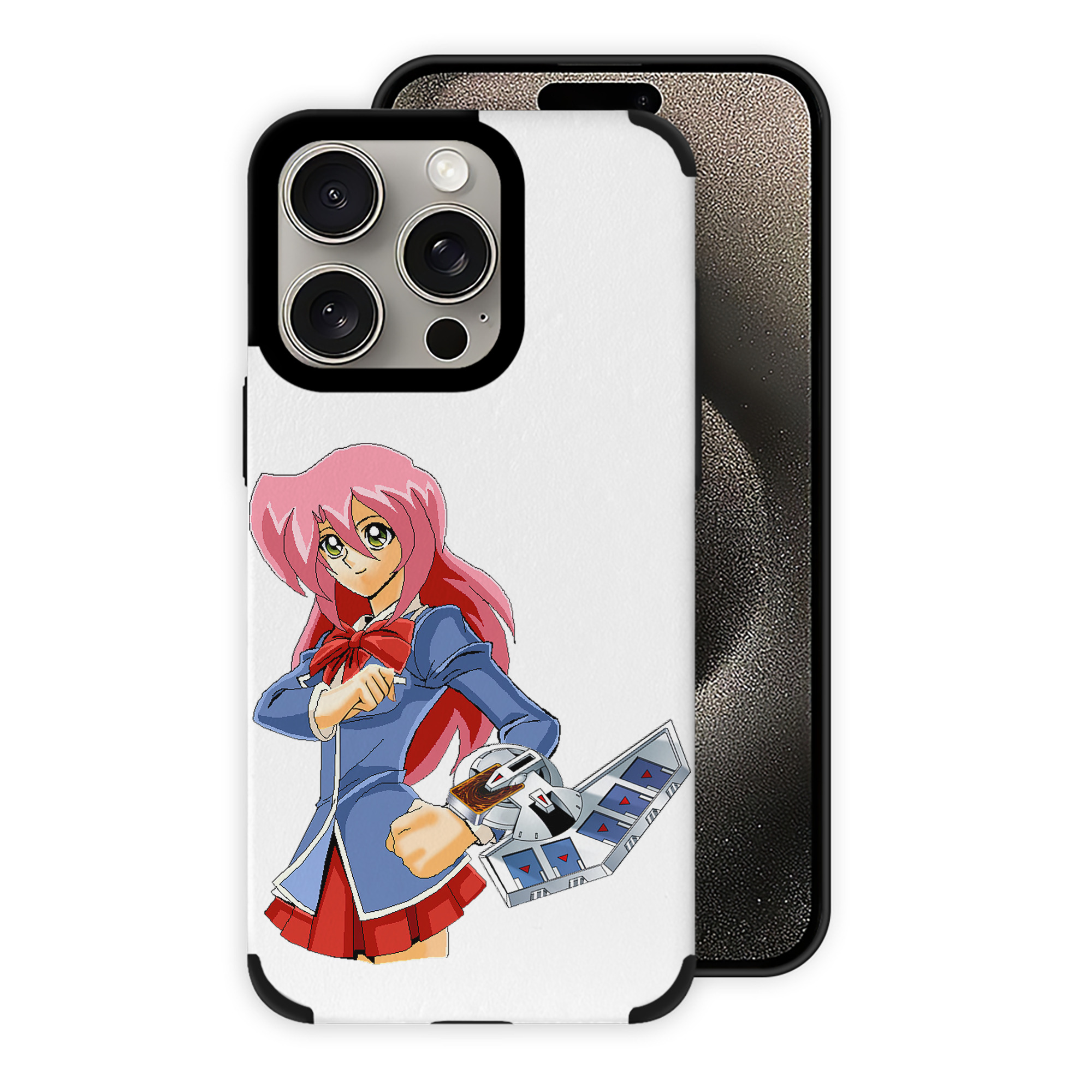 遊☆戯☆王 Yu-Gi-Oh! 【iPhone15ProMax対応】 PUレザー スマホケース 耐衝撃＆黄変防止