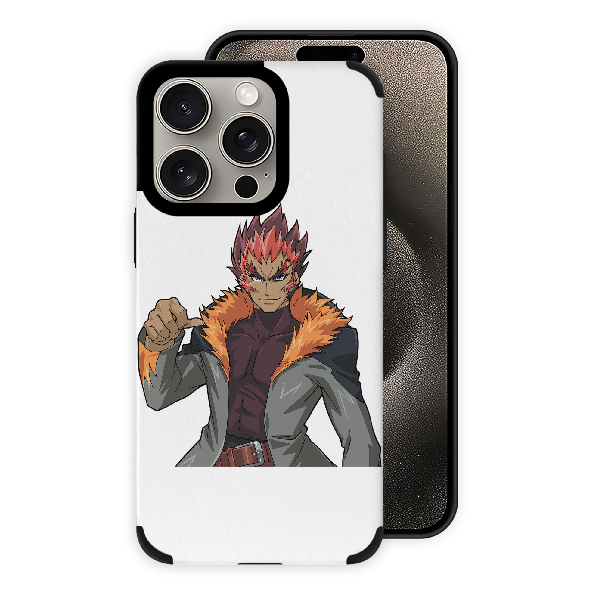 遊☆戯☆王 Yu-Gi-Oh! 【iPhone15ProMax対応】 PUレザー スマホケース 耐衝撃＆黄変防止