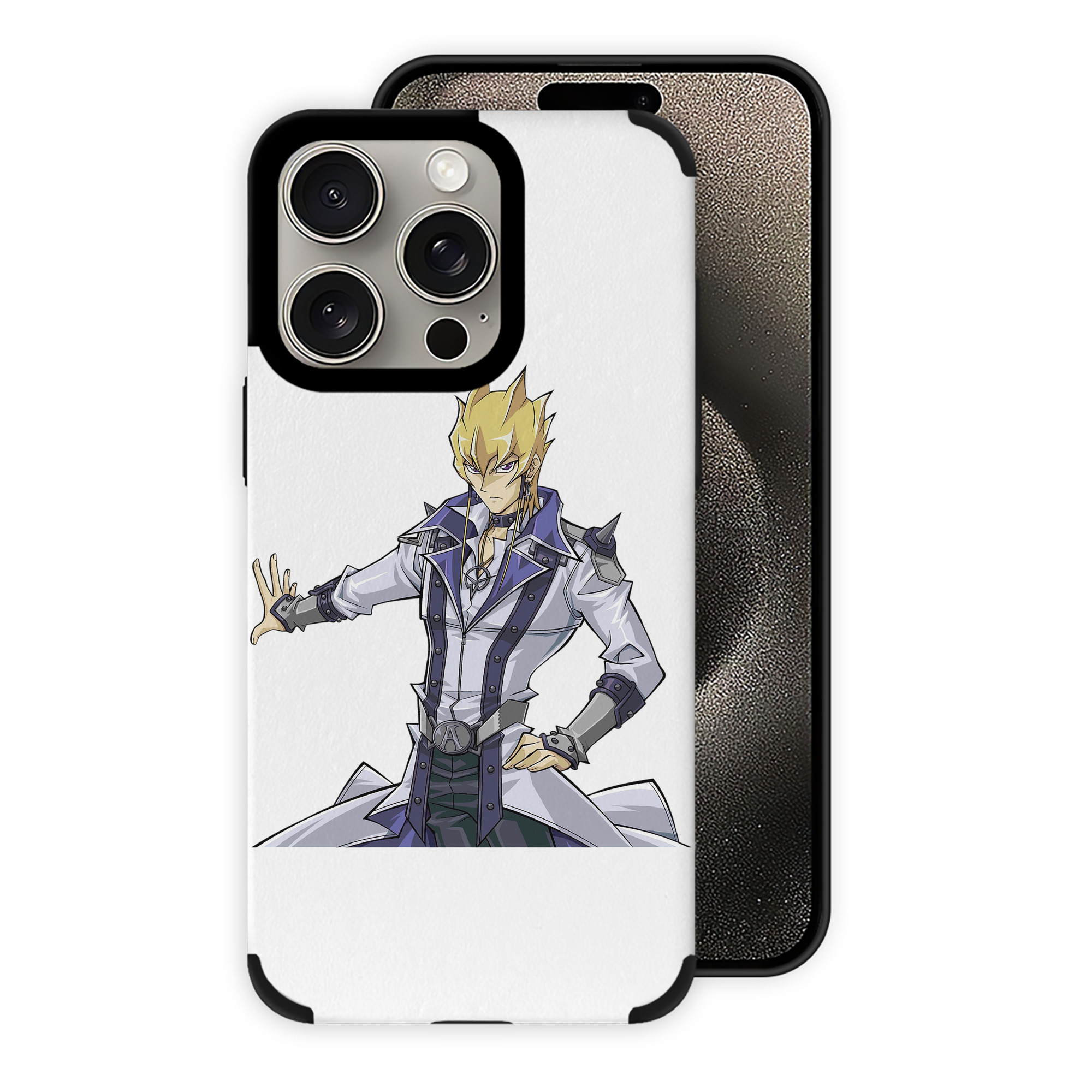 遊☆戯☆王 Yu-Gi-Oh! 【iPhone15ProMax対応】 PUレザー スマホケース 耐衝撃＆黄変防止