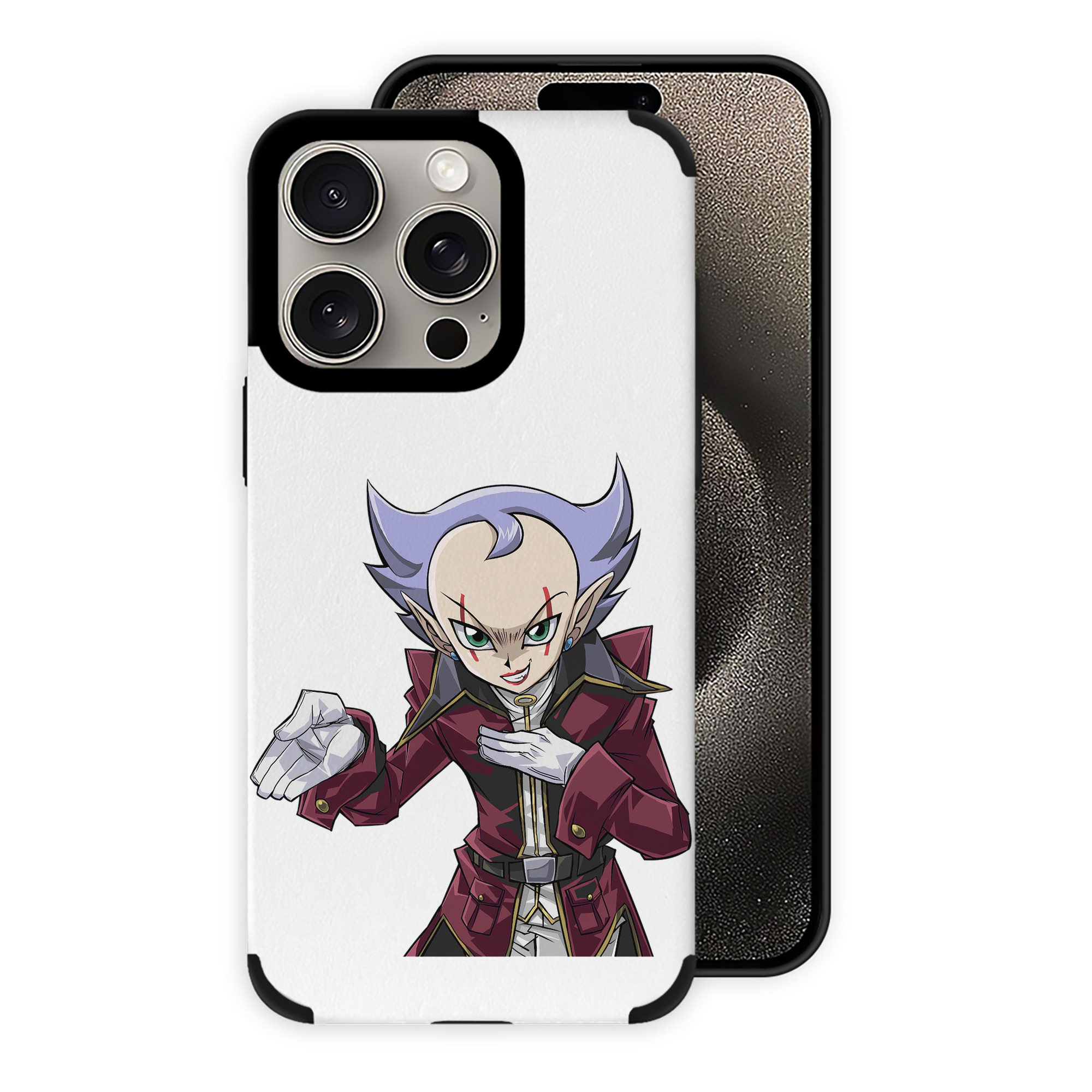 遊☆戯☆王 Yu-Gi-Oh! 【iPhone15ProMax対応】 PUレザー スマホケース 耐衝撃＆黄変防止