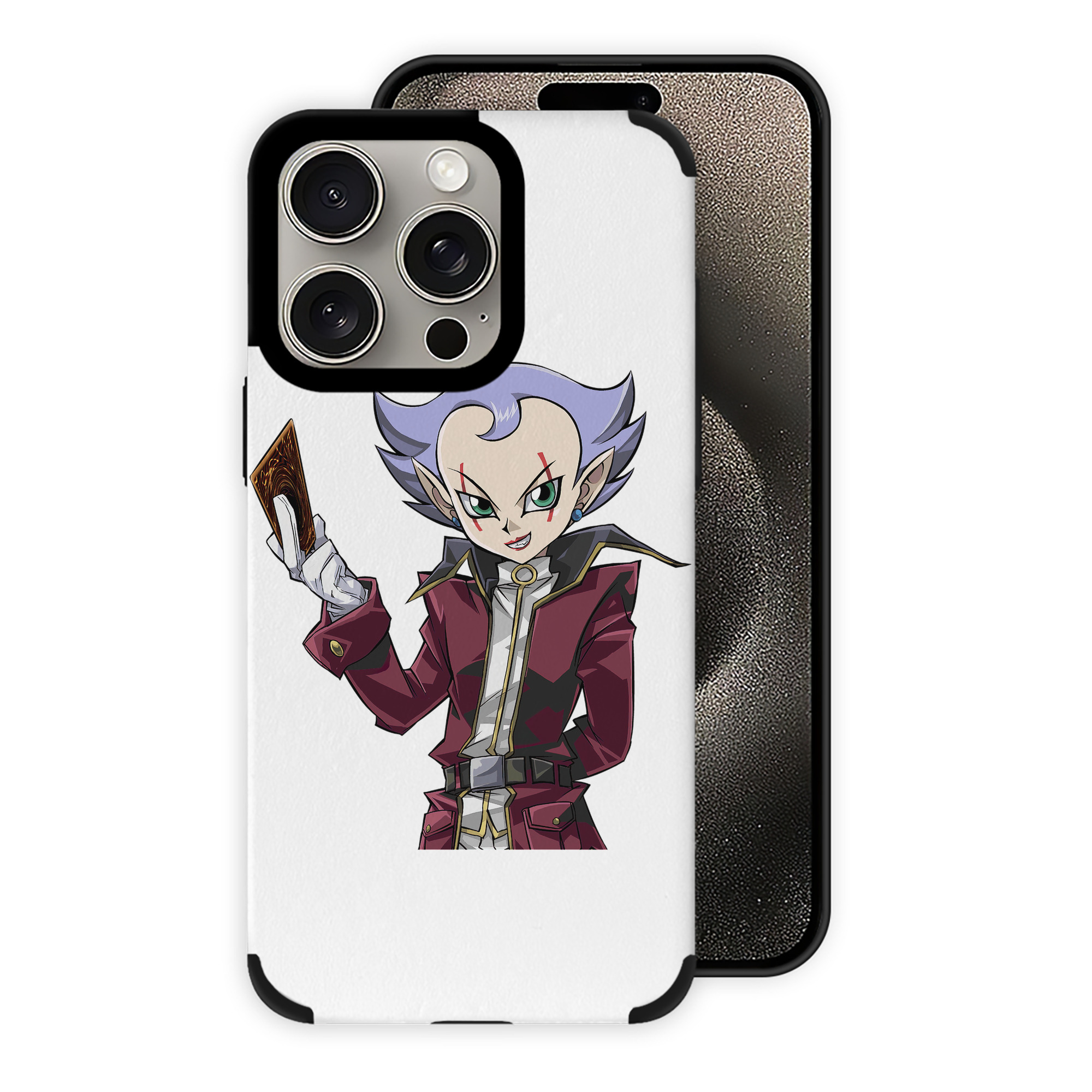 遊☆戯☆王 Yu-Gi-Oh! 【iPhone15ProMax対応】 PUレザー スマホケース 耐衝撃＆黄変防止