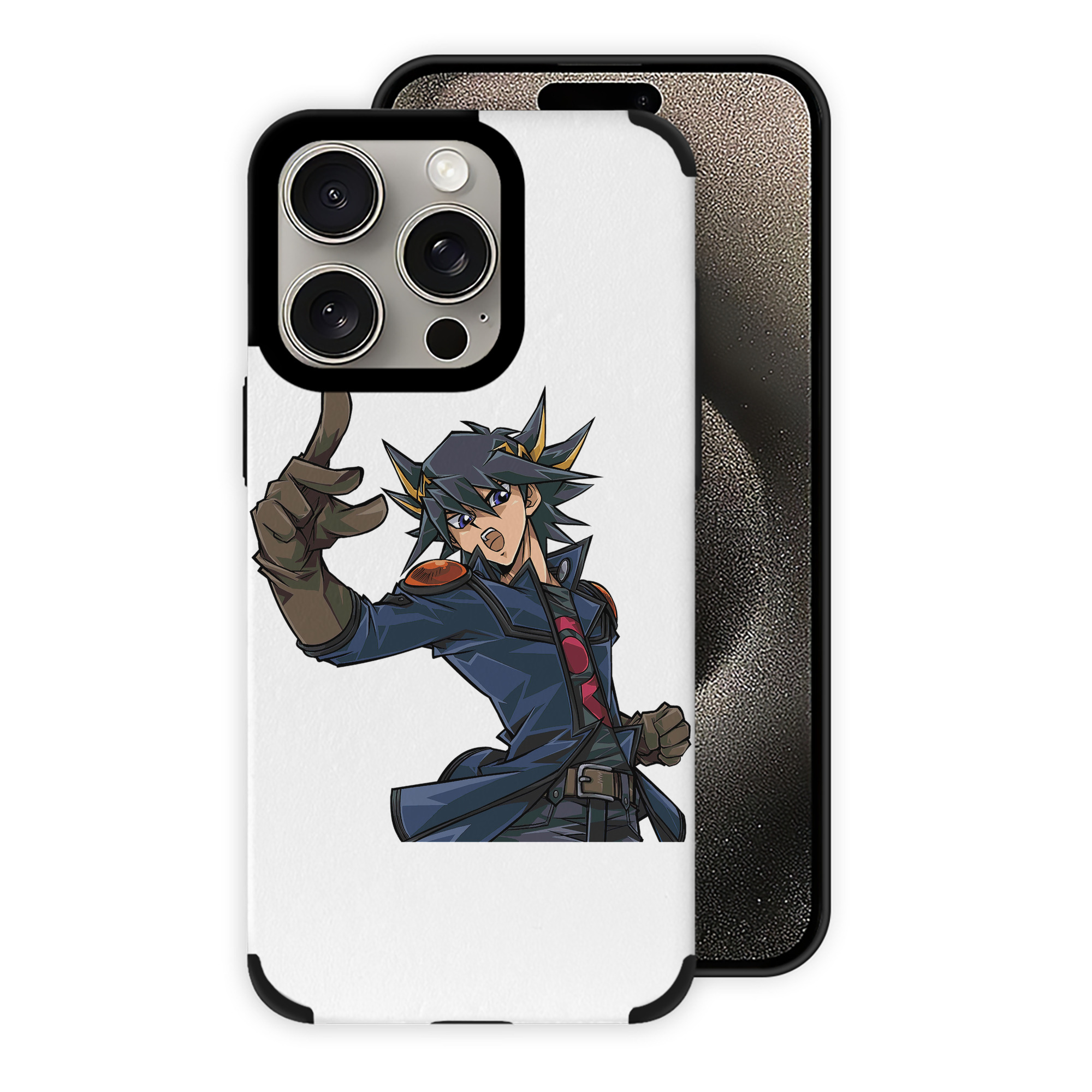 遊☆戯☆王 Yu-Gi-Oh! 【iPhone15ProMax対応】 PUレザー スマホケース 耐衝撃＆黄変防止