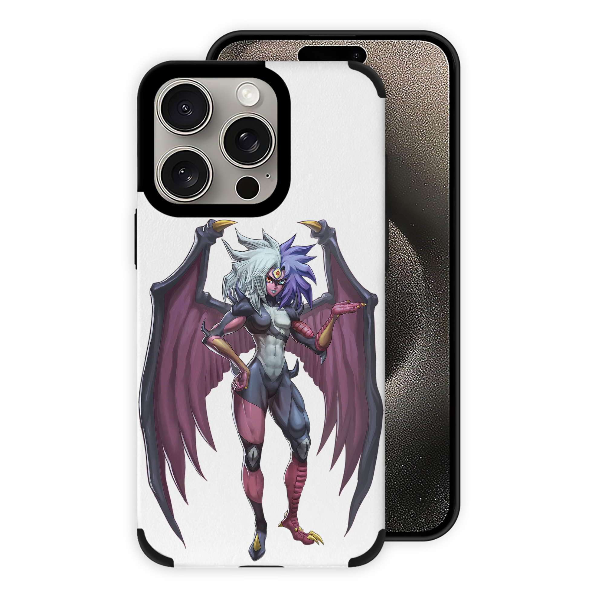 遊☆戯☆王 Yu-Gi-Oh! 【iPhone15ProMax対応】 PUレザー スマホケース 耐衝撃＆黄変防止