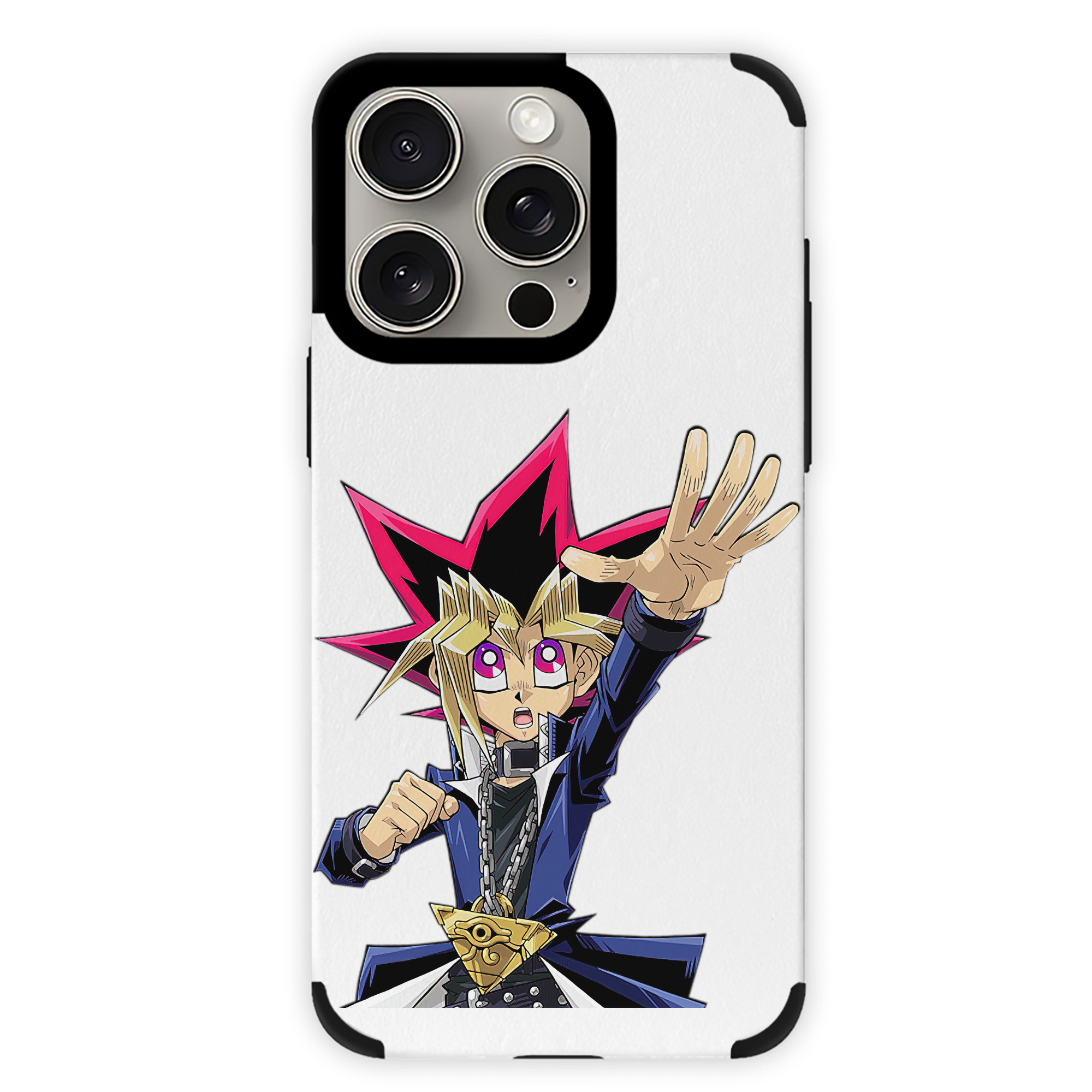 遊☆戯☆王 Yu-Gi-Oh! 【iPhone15ProMax対応】 PUレザー スマホケース 耐衝撃＆黄変防止