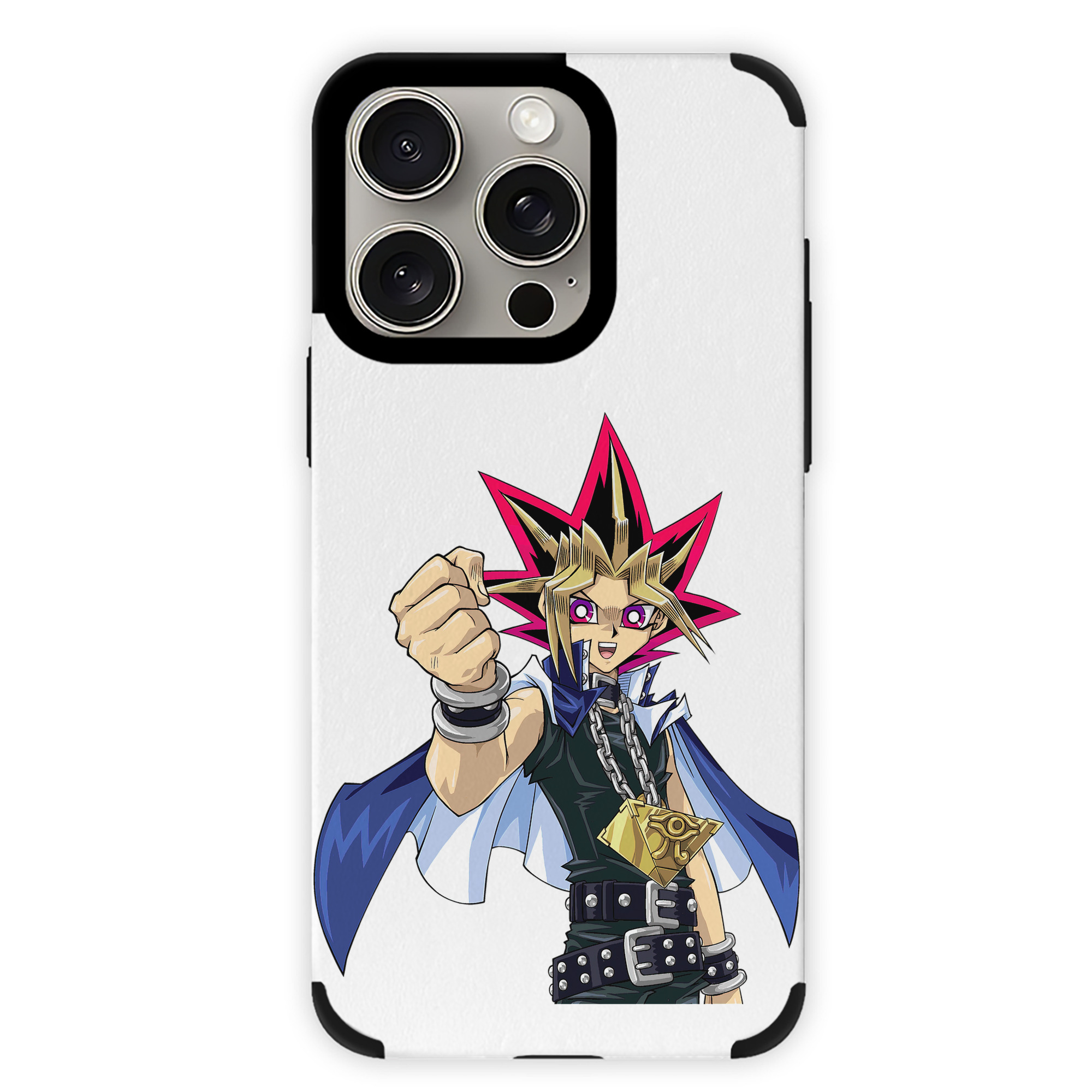 遊☆戯☆王 Yu-Gi-Oh! 【iPhone15ProMax対応】 PUレザー スマホケース 耐衝撃＆黄変防止