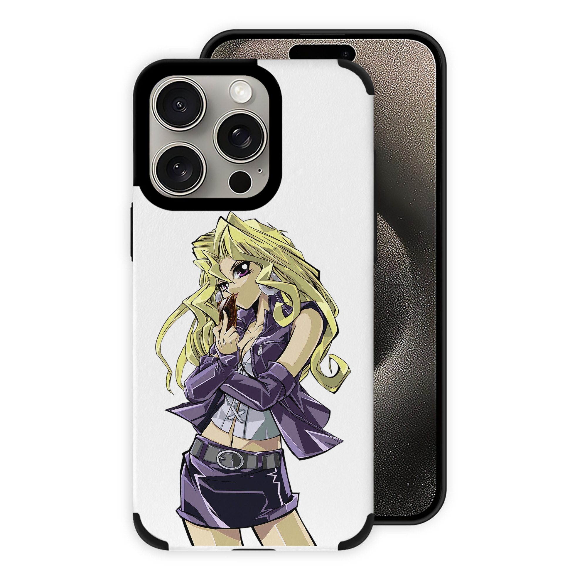 遊☆戯☆王 Yu-Gi-Oh! 【iPhone15ProMax対応】 PUレザー スマホケース 耐衝撃＆黄変防止