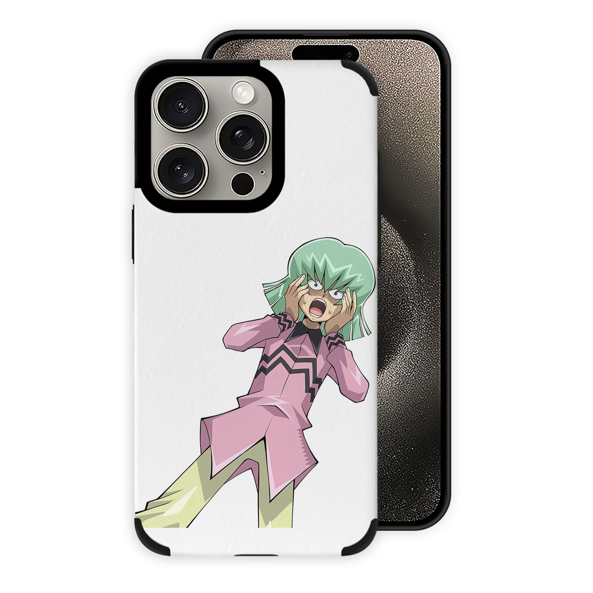遊☆戯☆王 Yu-Gi-Oh! 【iPhone15ProMax対応】 PUレザー スマホケース 耐衝撃＆黄変防止