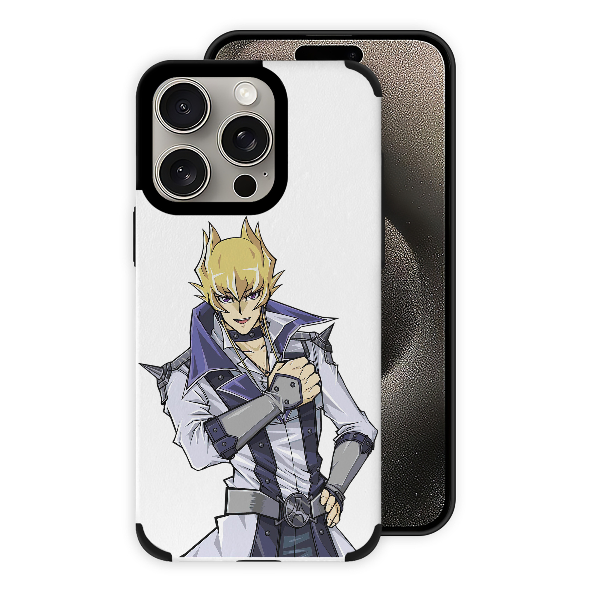遊☆戯☆王 Yu-Gi-Oh! 【iPhone15ProMax対応】 PUレザー スマホケース 耐衝撃＆黄変防止