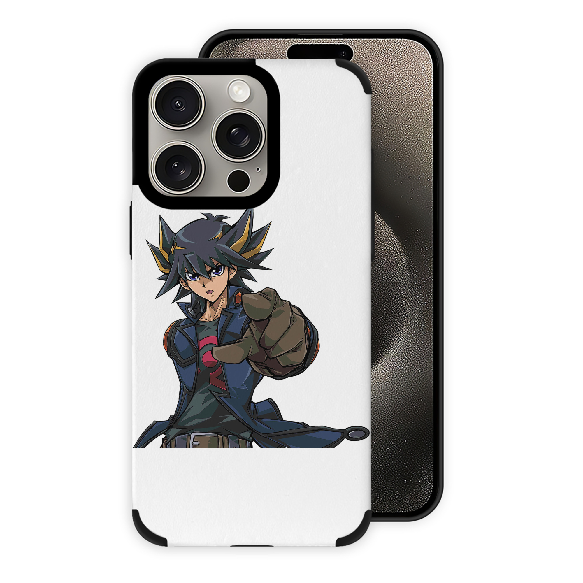 遊☆戯☆王 Yu-Gi-Oh! 【iPhone15ProMax対応】 PUレザー スマホケース 耐衝撃＆黄変防止